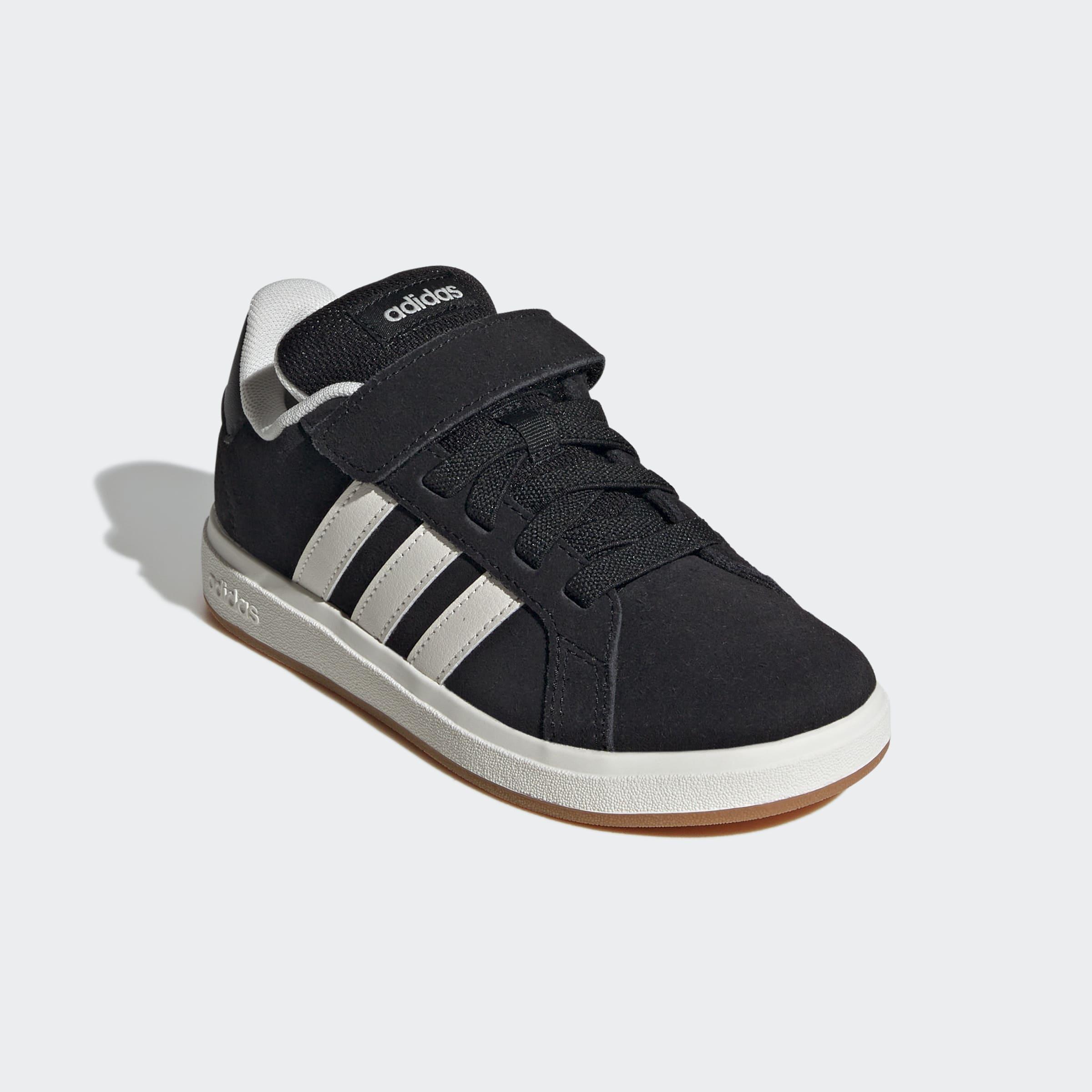 Kids Unisex Grand Court 00s Shoes, Black, A701_ONE, large image number 3