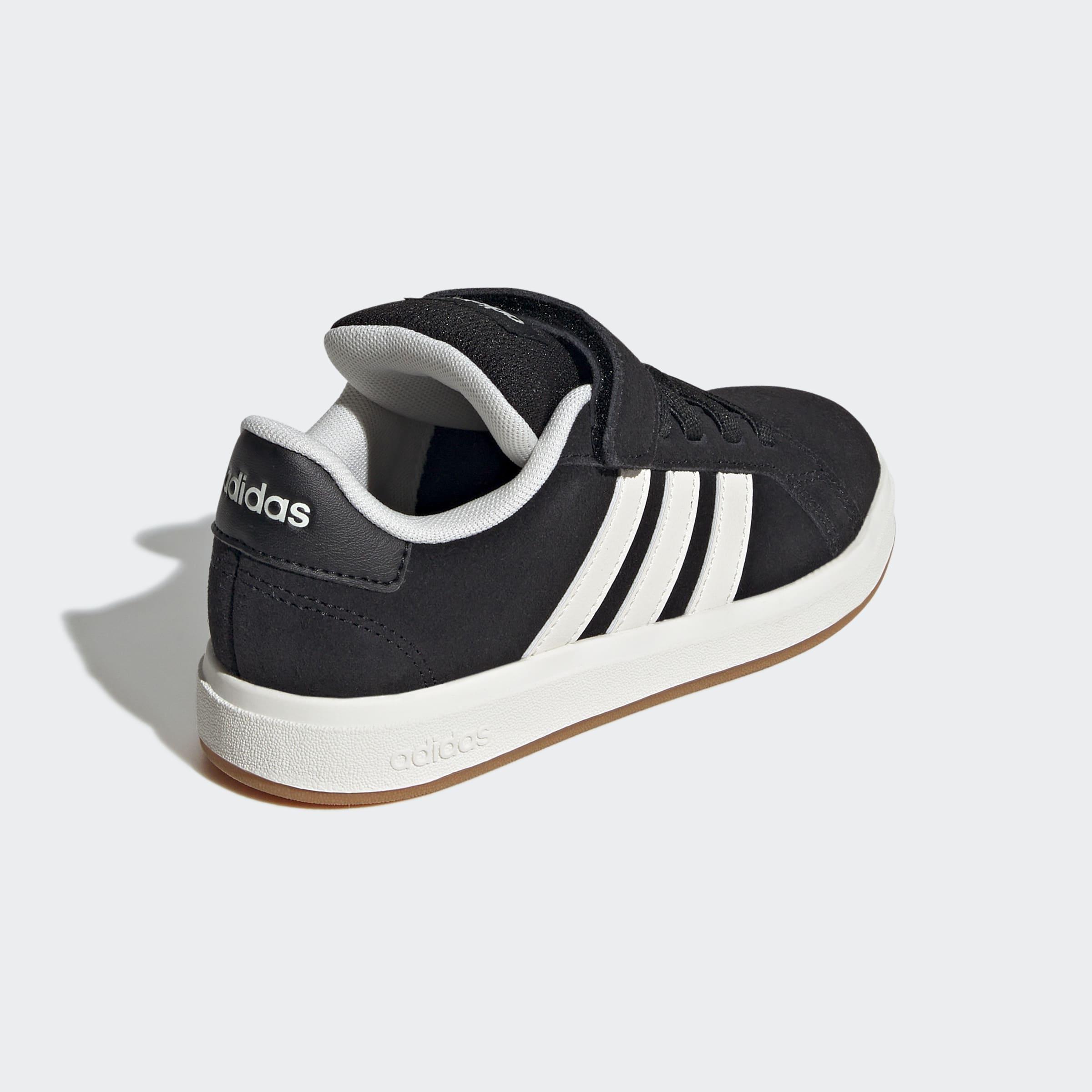 Kids Unisex Grand Court 00s Shoes, Black, A701_ONE, large image number 4