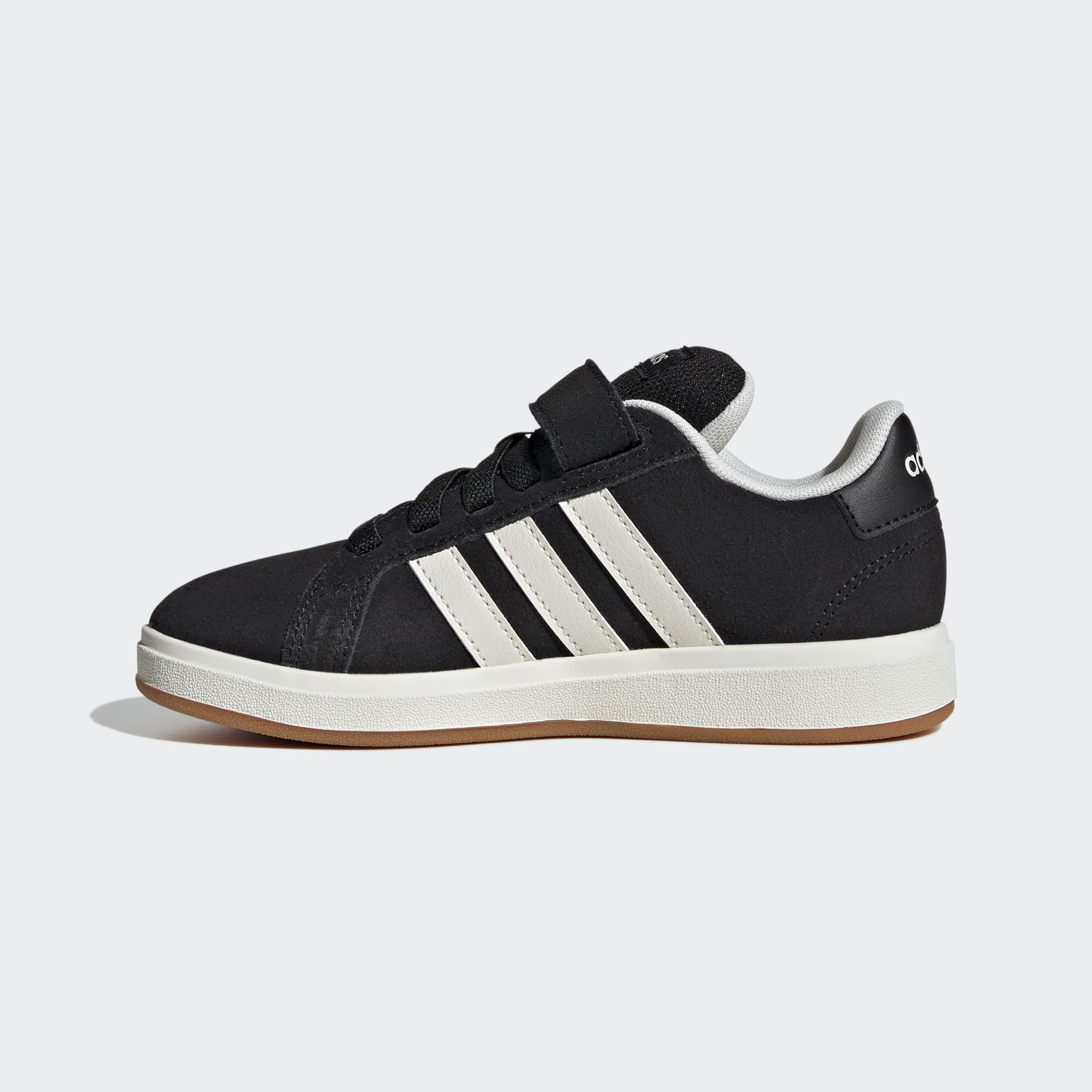 Kids Unisex Grand Court 00s Shoes, Black, A701_ONE, large image number 7