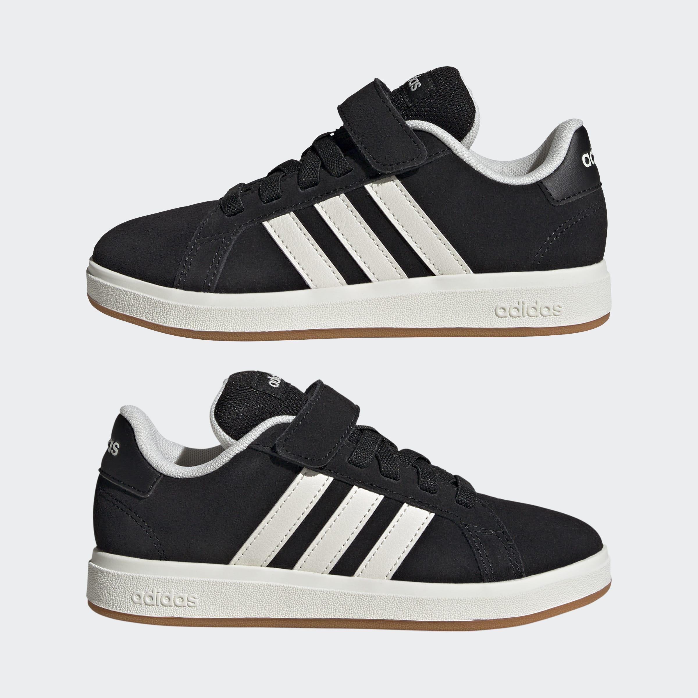 Kids Unisex Grand Court 00s Shoes, Black, A701_ONE, large image number 10