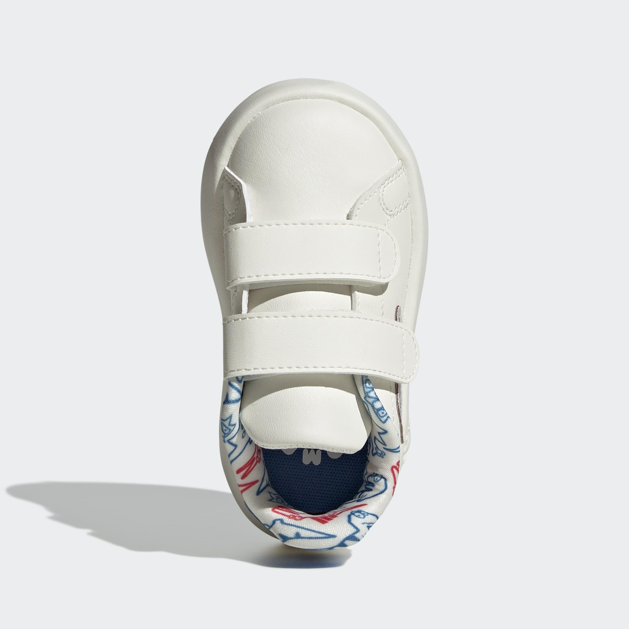 Kids Unisex Advantage Dino Shoes, White, A701_ONE, medium