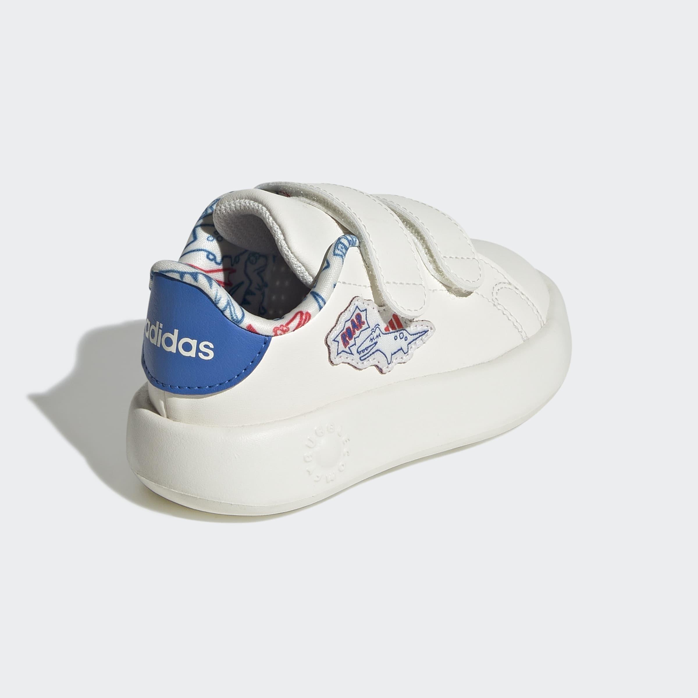 Kids Unisex Advantage Dino Shoes, White, A701_ONE, large image number 3