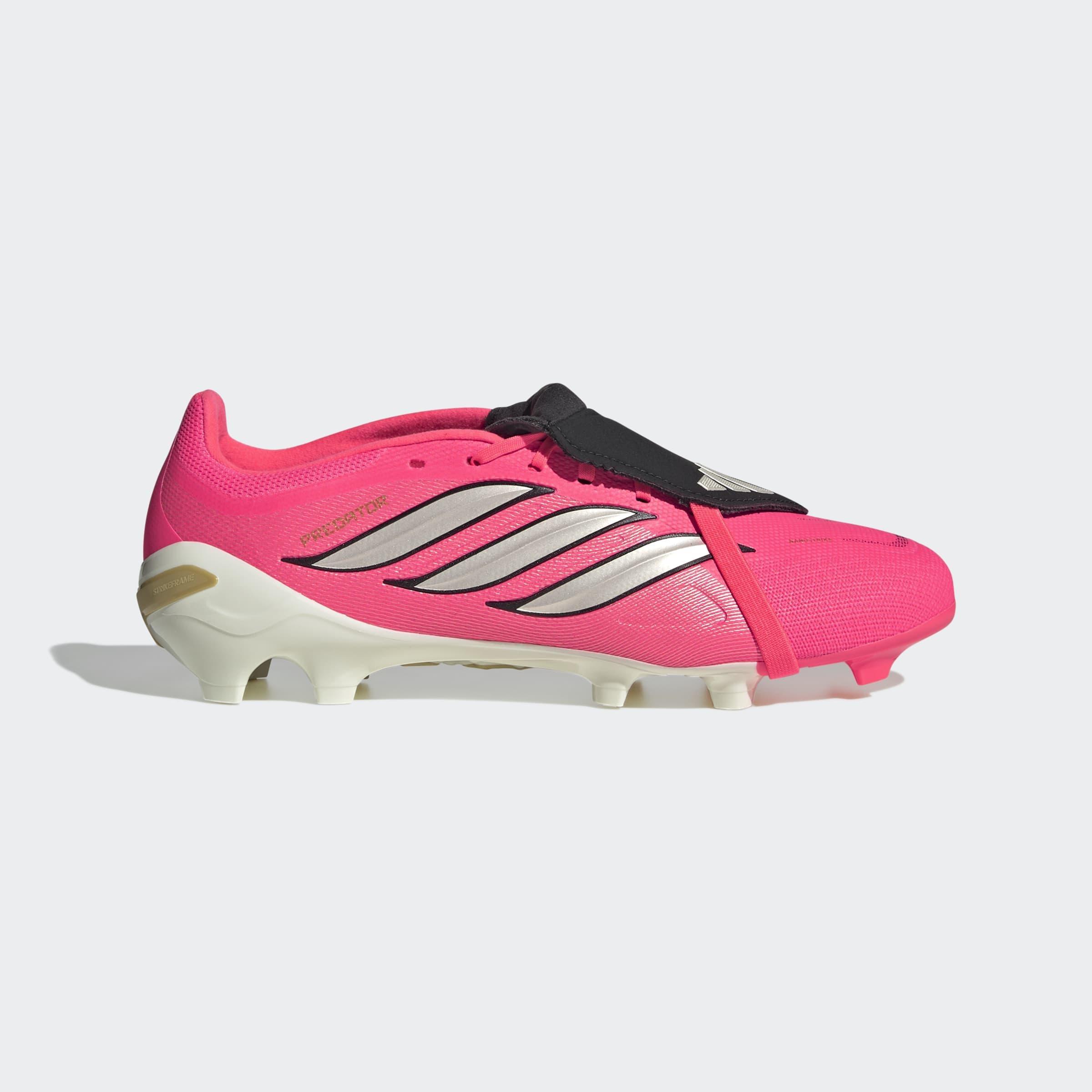 Unisex PREDATOR LEAGUE Fold-Over Tongue Firm Ground Football Boots, Pink, A701_ONE, large image number 0