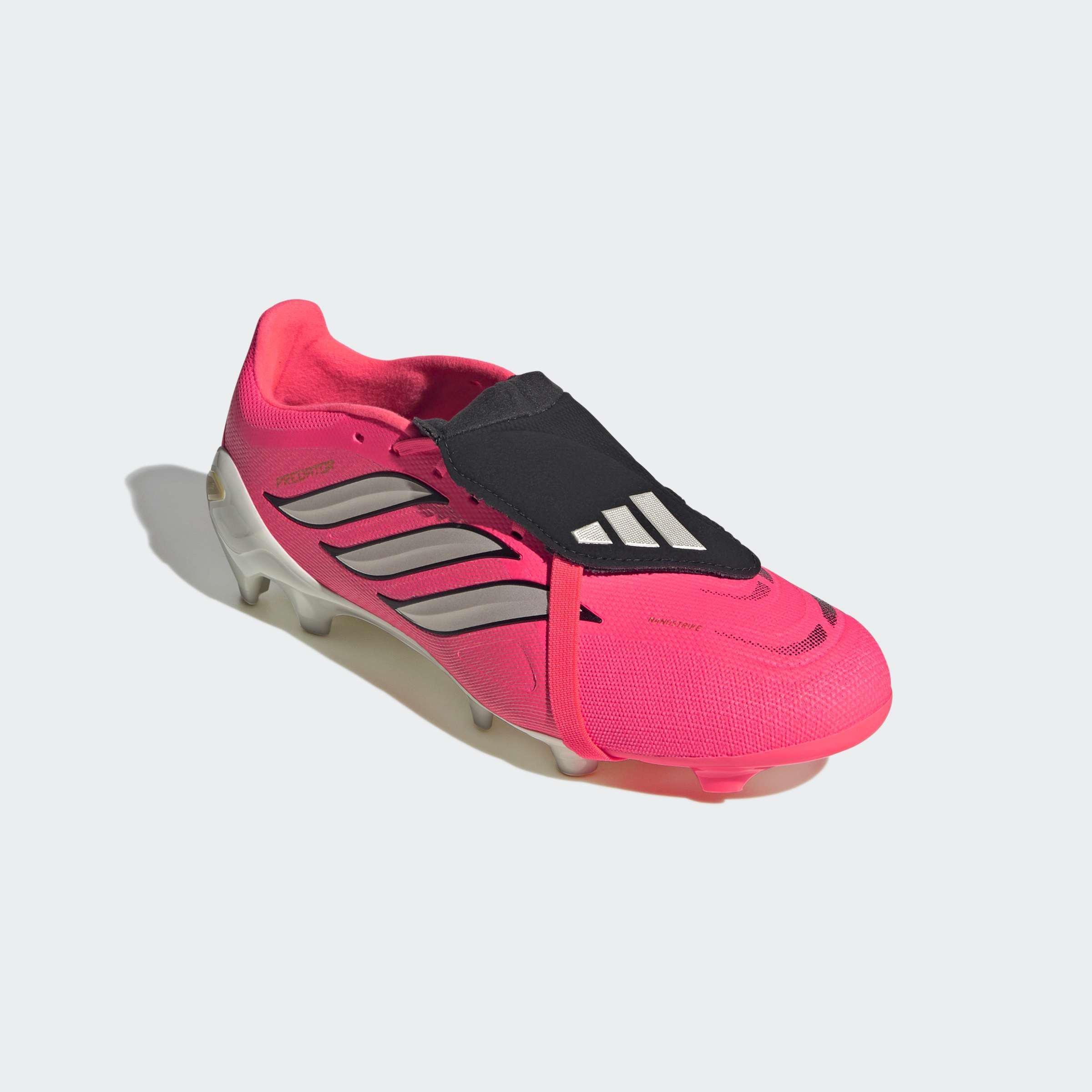 Unisex PREDATOR LEAGUE Fold-Over Tongue Firm Ground Football Boots, Pink, A701_ONE, large image number 2