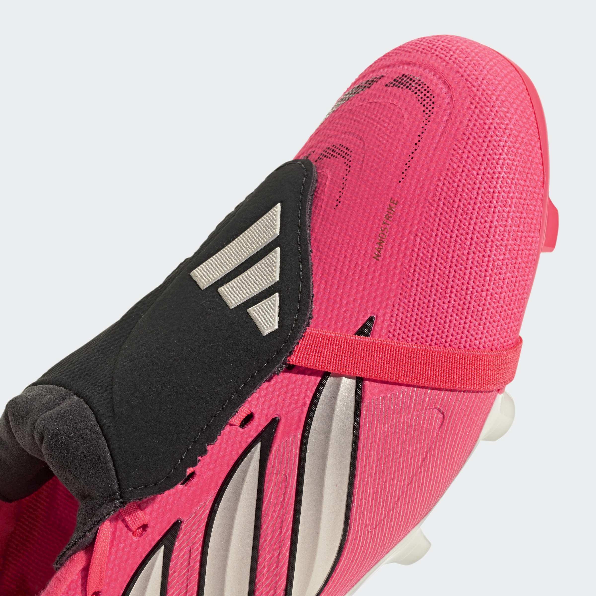 Unisex PREDATOR LEAGUE Fold-Over Tongue Firm Ground Football Boots, Pink, A701_ONE, large image number 5