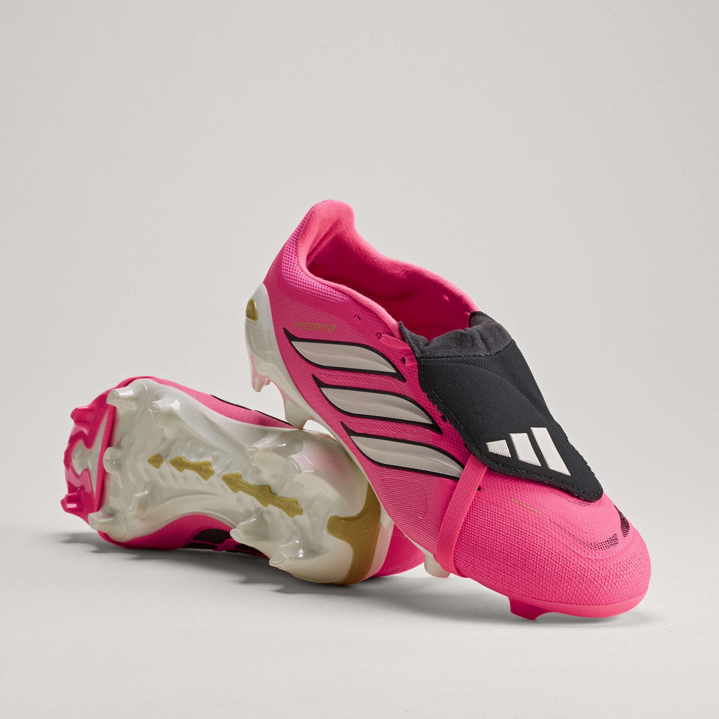 Unisex PREDATOR LEAGUE Fold-Over Tongue Firm Ground Football Boots, Pink, A701_ONE, large image number 8