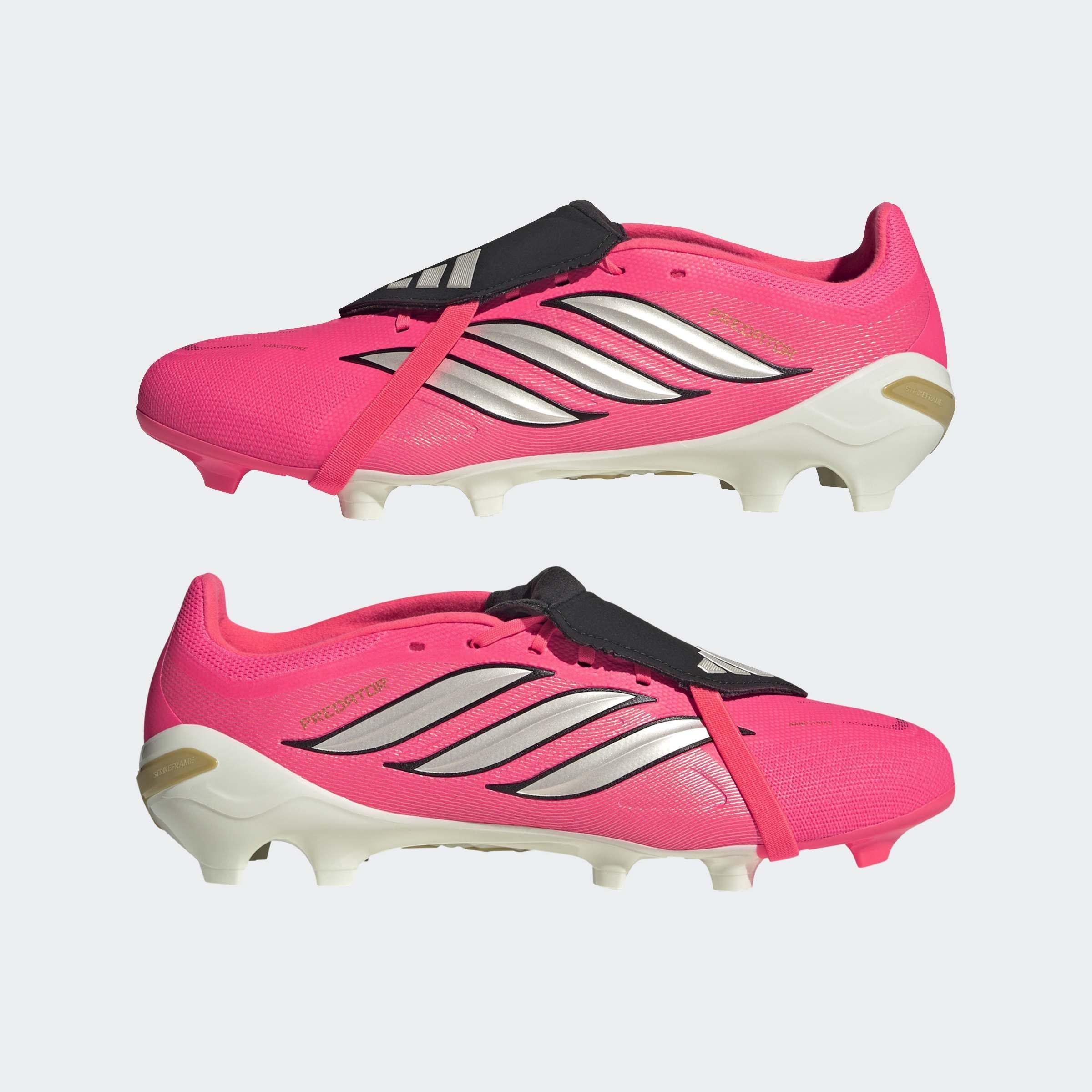 Unisex PREDATOR LEAGUE Fold-Over Tongue Firm Ground Football Boots, Pink, A701_ONE, large image number 11