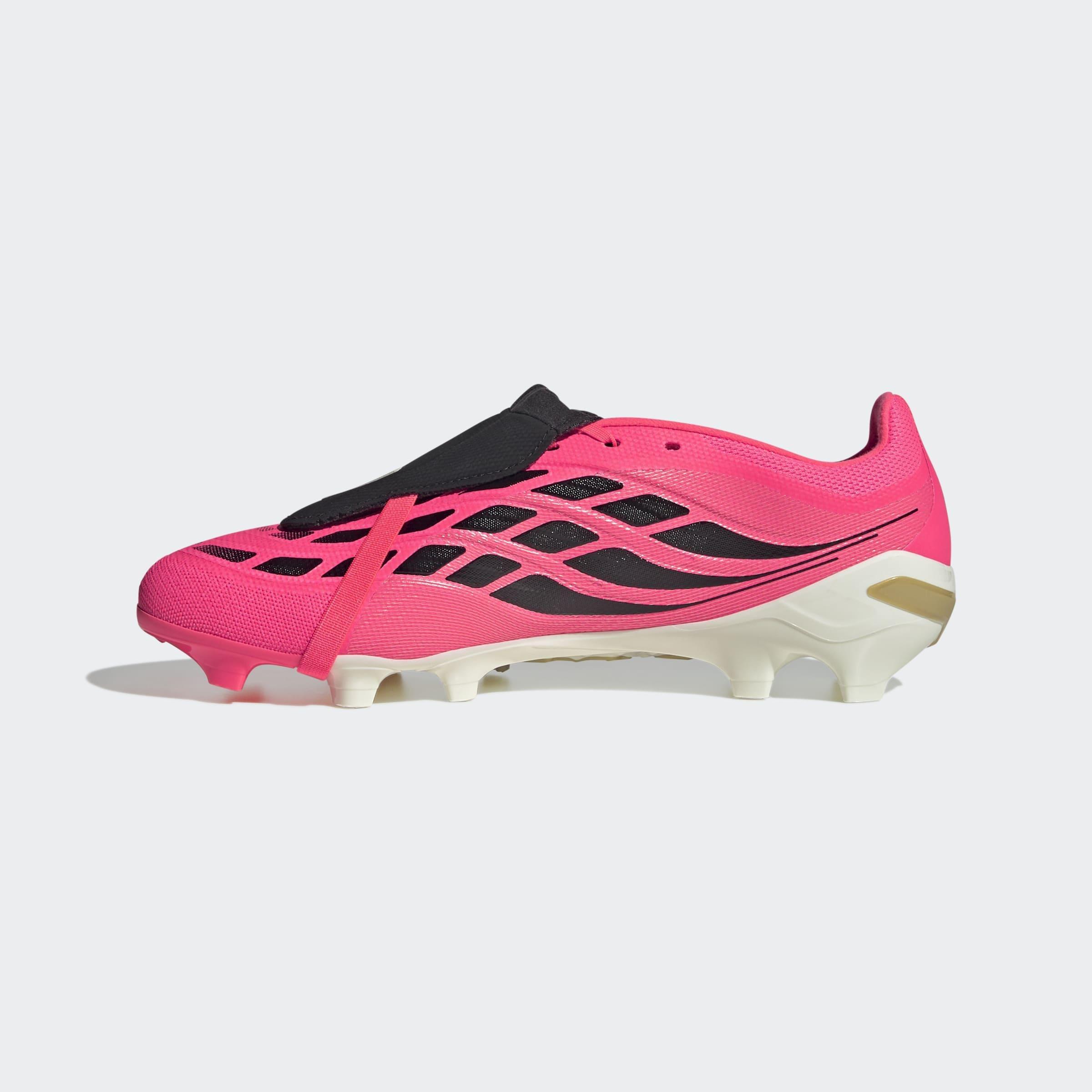 Unisex PREDATOR LEAGUE Fold-Over Tongue Firm Ground Football Boots, Pink, A701_ONE, large image number 13