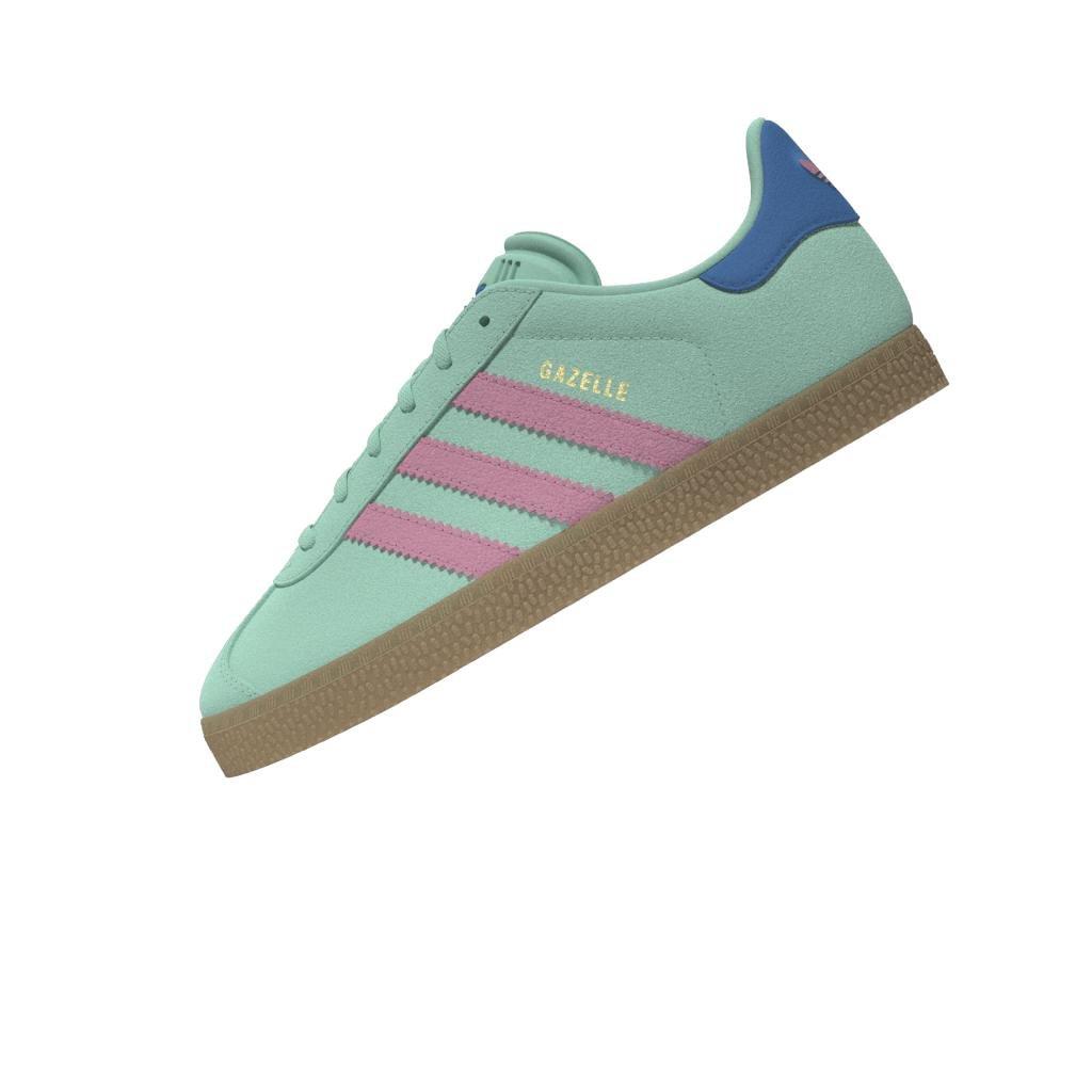 Unisex Kids Gazelle Shoes, Green, , large image number 6