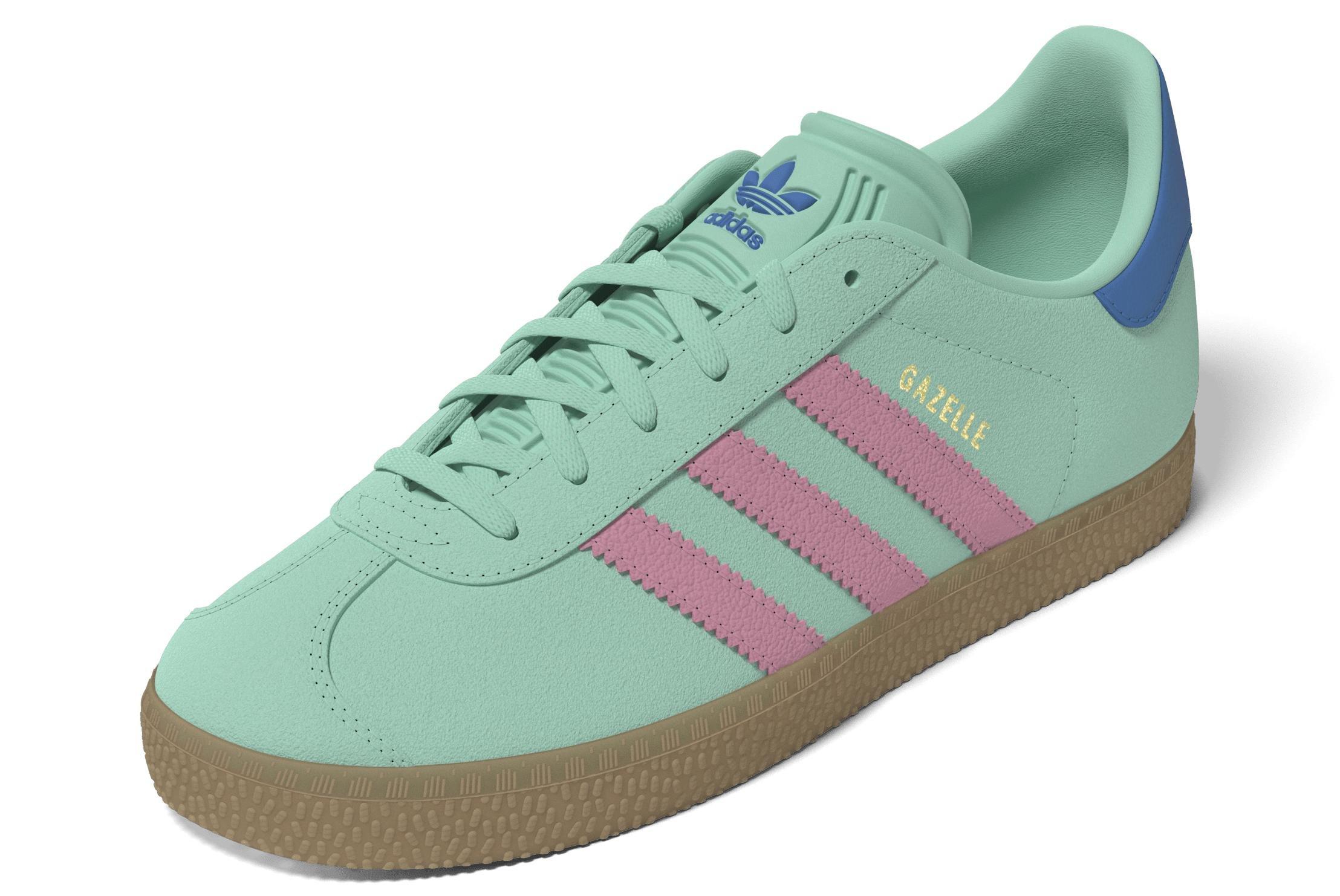 Unisex Kids Gazelle Shoes, Green, , large image number 9