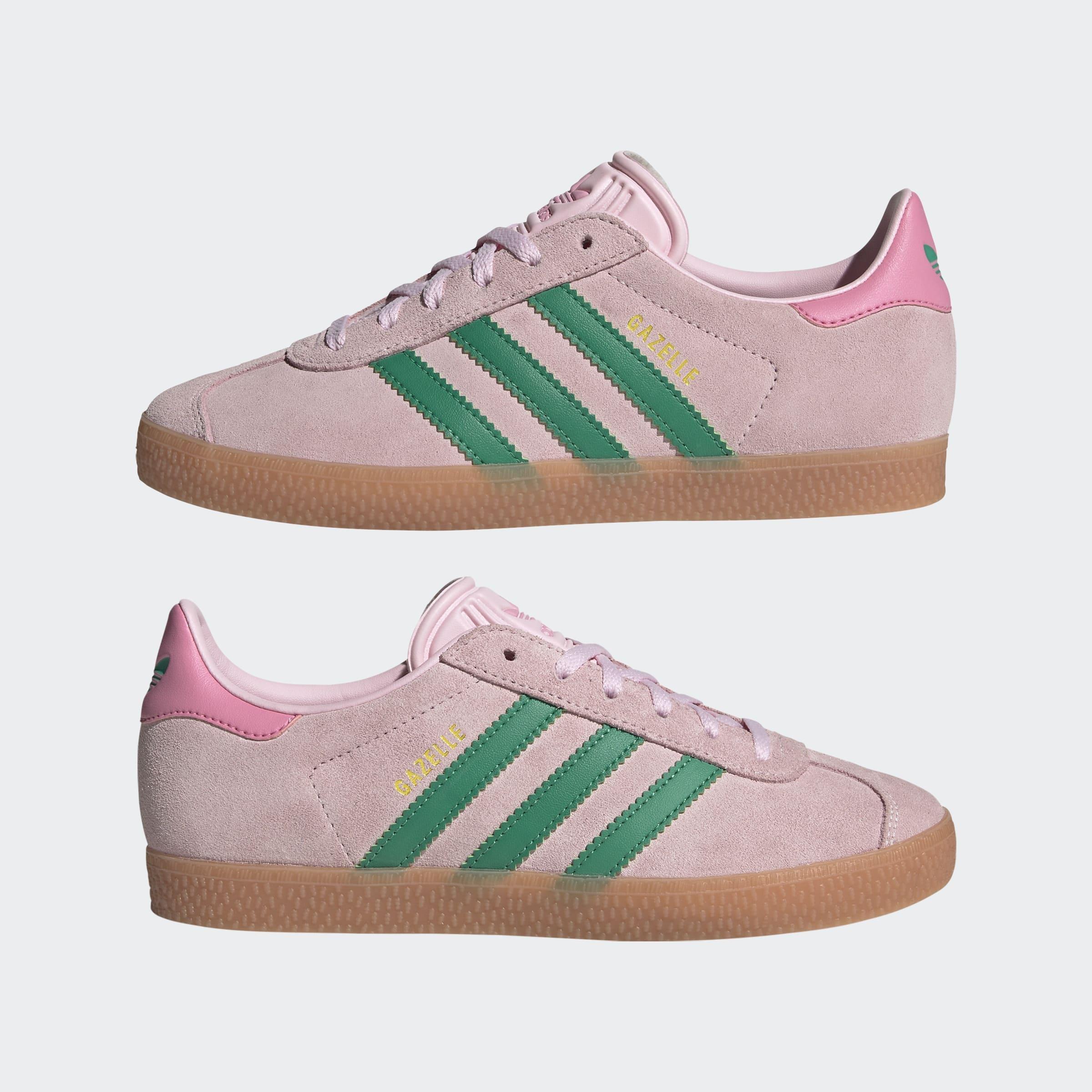 Kids Unisex Gazelle Shoes, Pink, A701_ONE, large image number 7