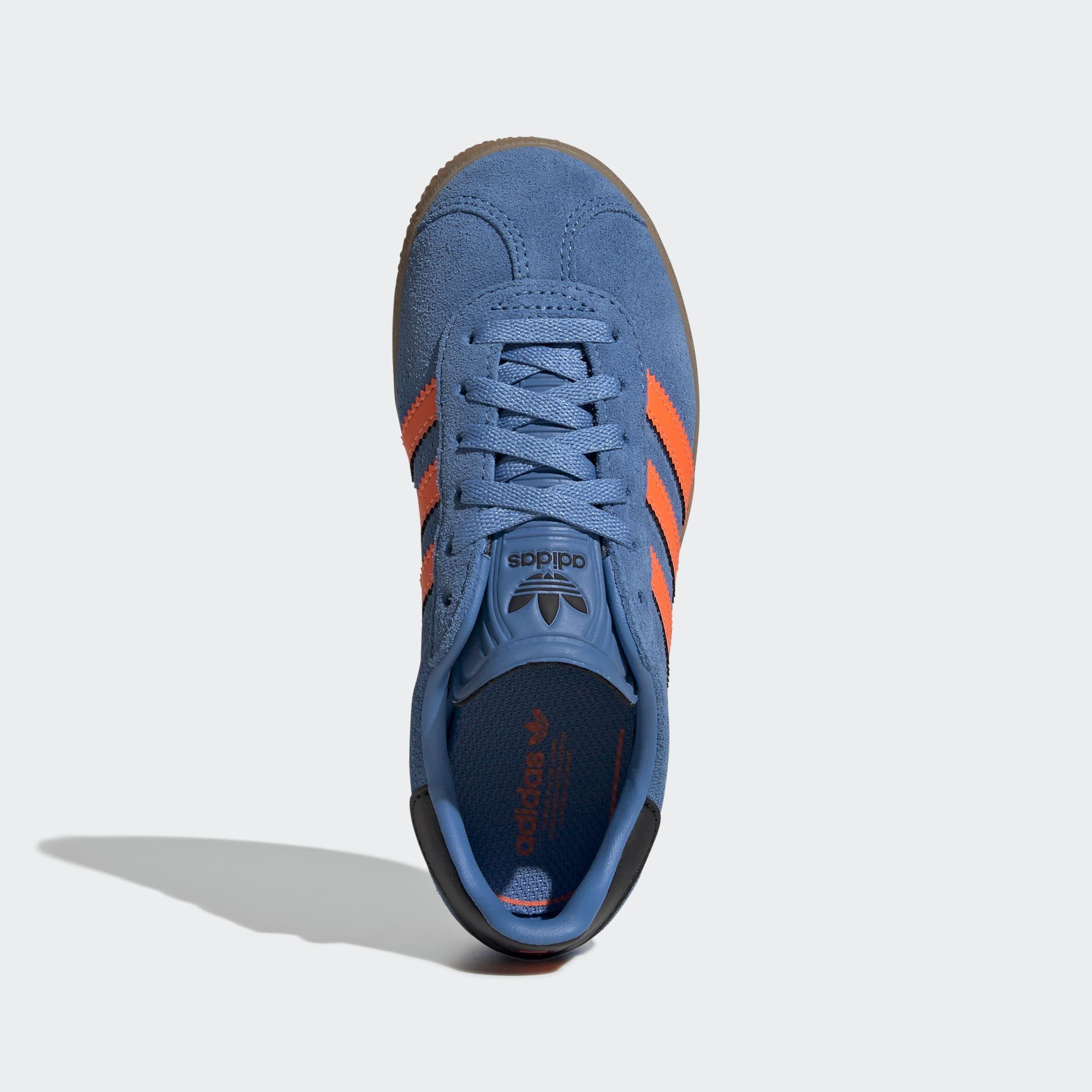 Kids Unisex Gazelle Shoes, Blue, A701_ONE, large image number 1