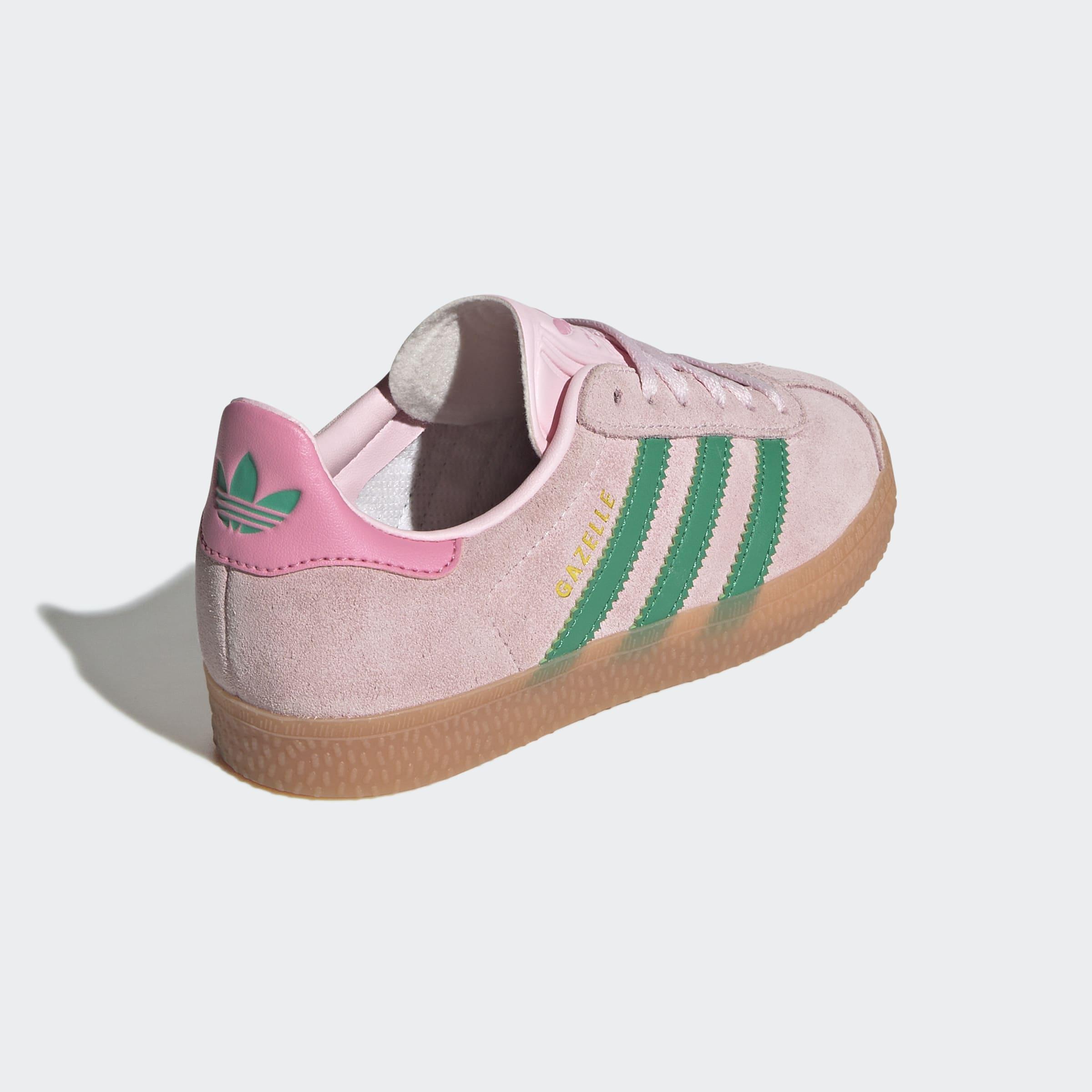 Kids Unisex Gazelle Shoes, Pink, A701_ONE, large image number 3