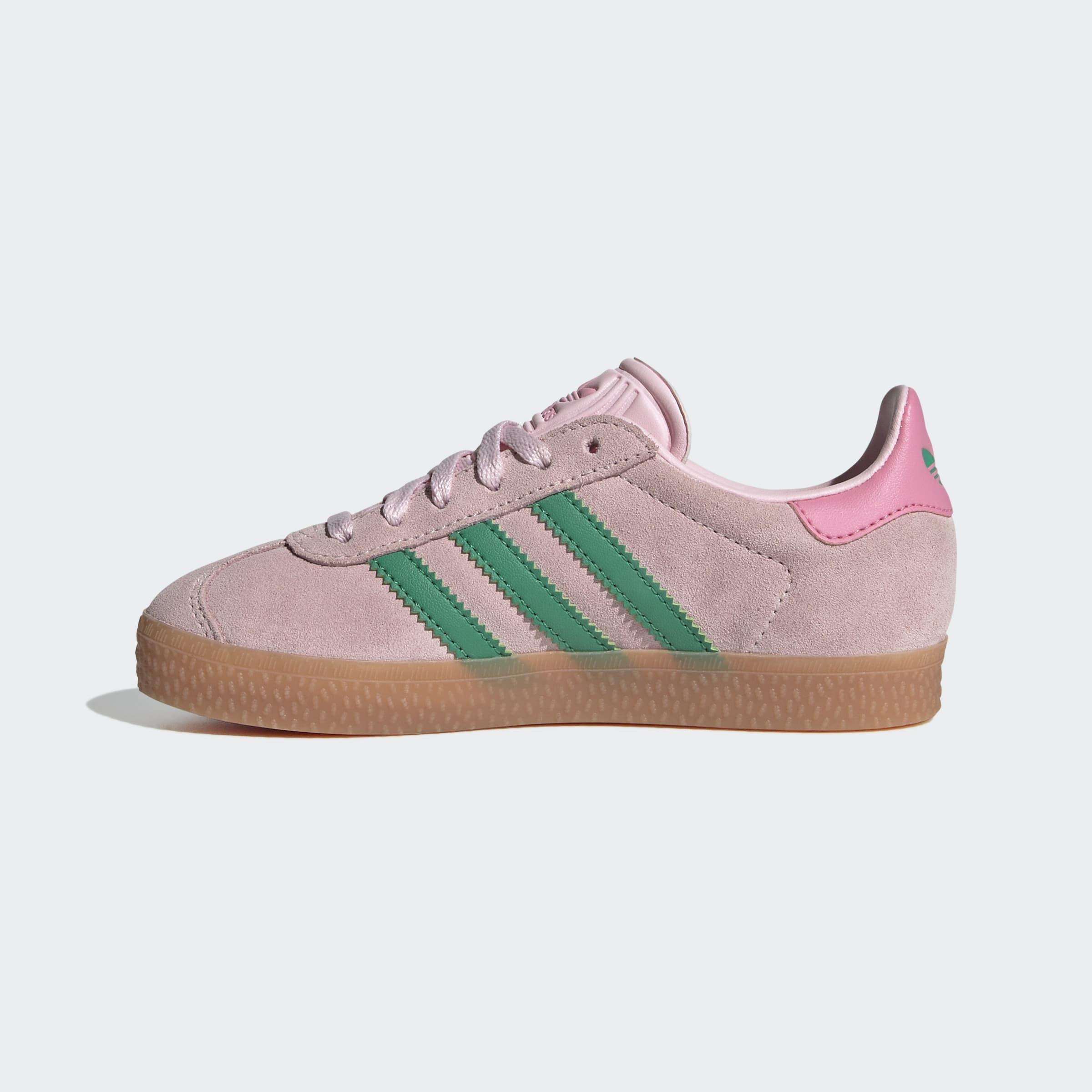 Kids Unisex Gazelle Shoes, Pink, A701_ONE, large image number 8