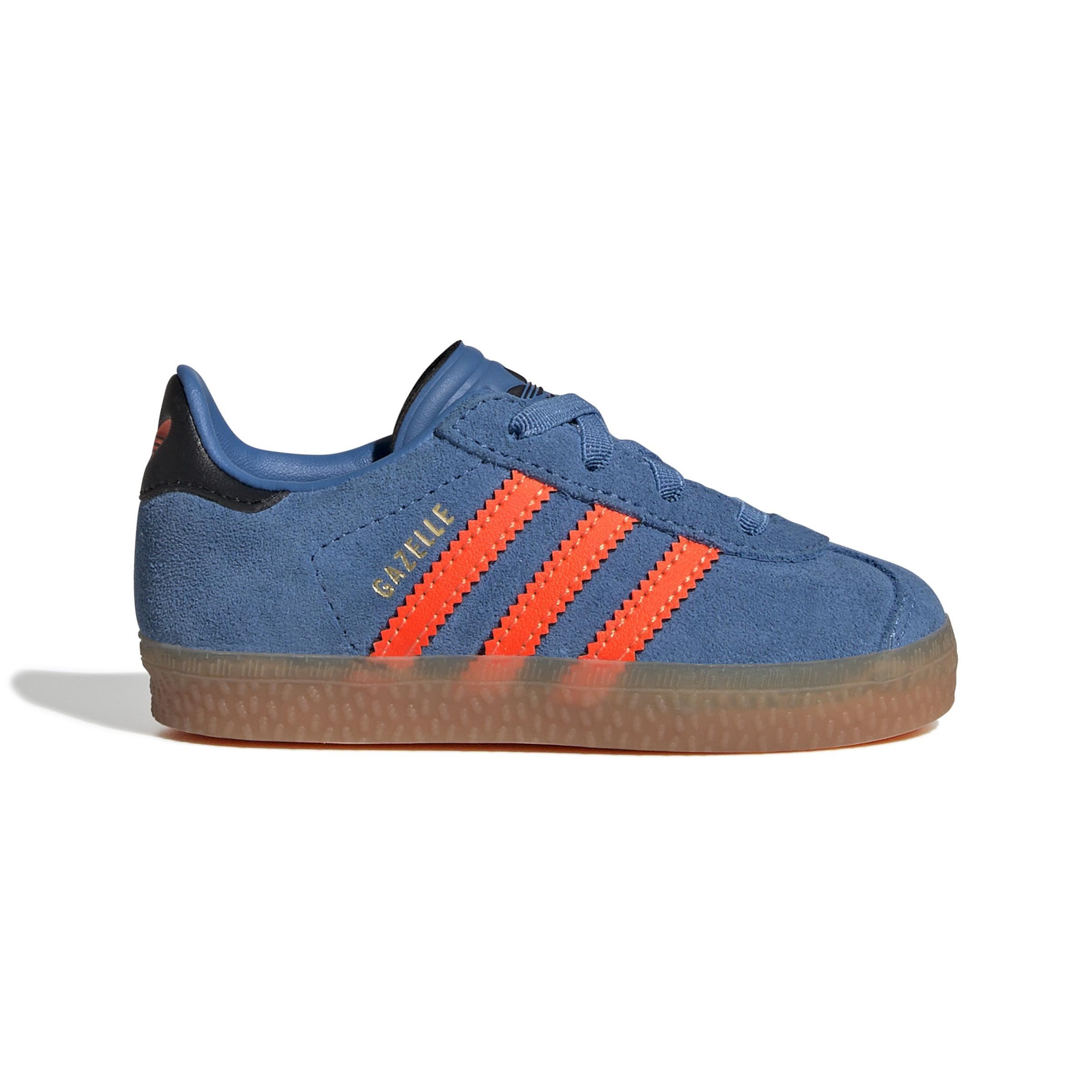 Unisex Kids Gazelle Comfort Closure Elastic Laces Shoes, Blue, , large image number 0