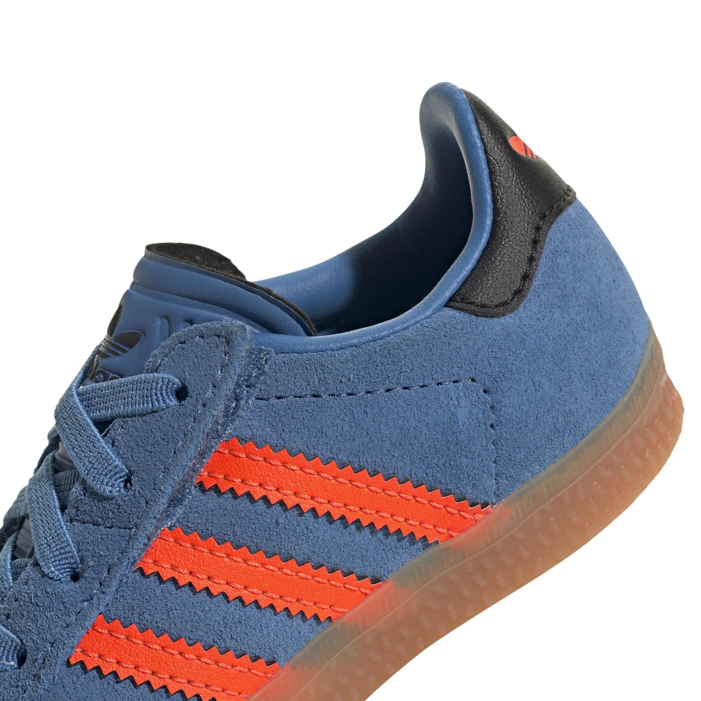 Unisex Kids Gazelle Comfort Closure Elastic Laces Shoes, Blue, , large image number 5