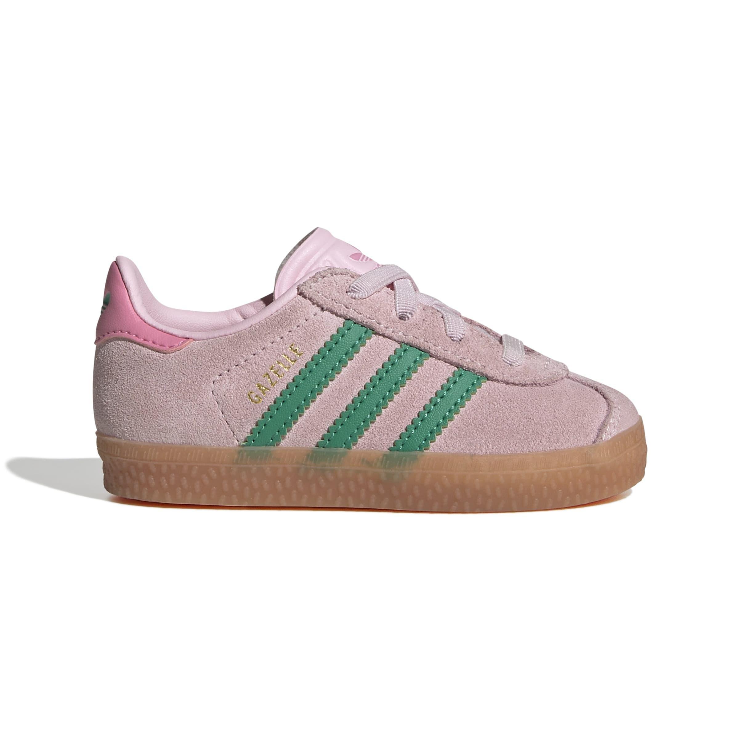 Kids Unisex Gazelle Comfort Closure Elastic Laces Shoes, Pink, , large image number 0