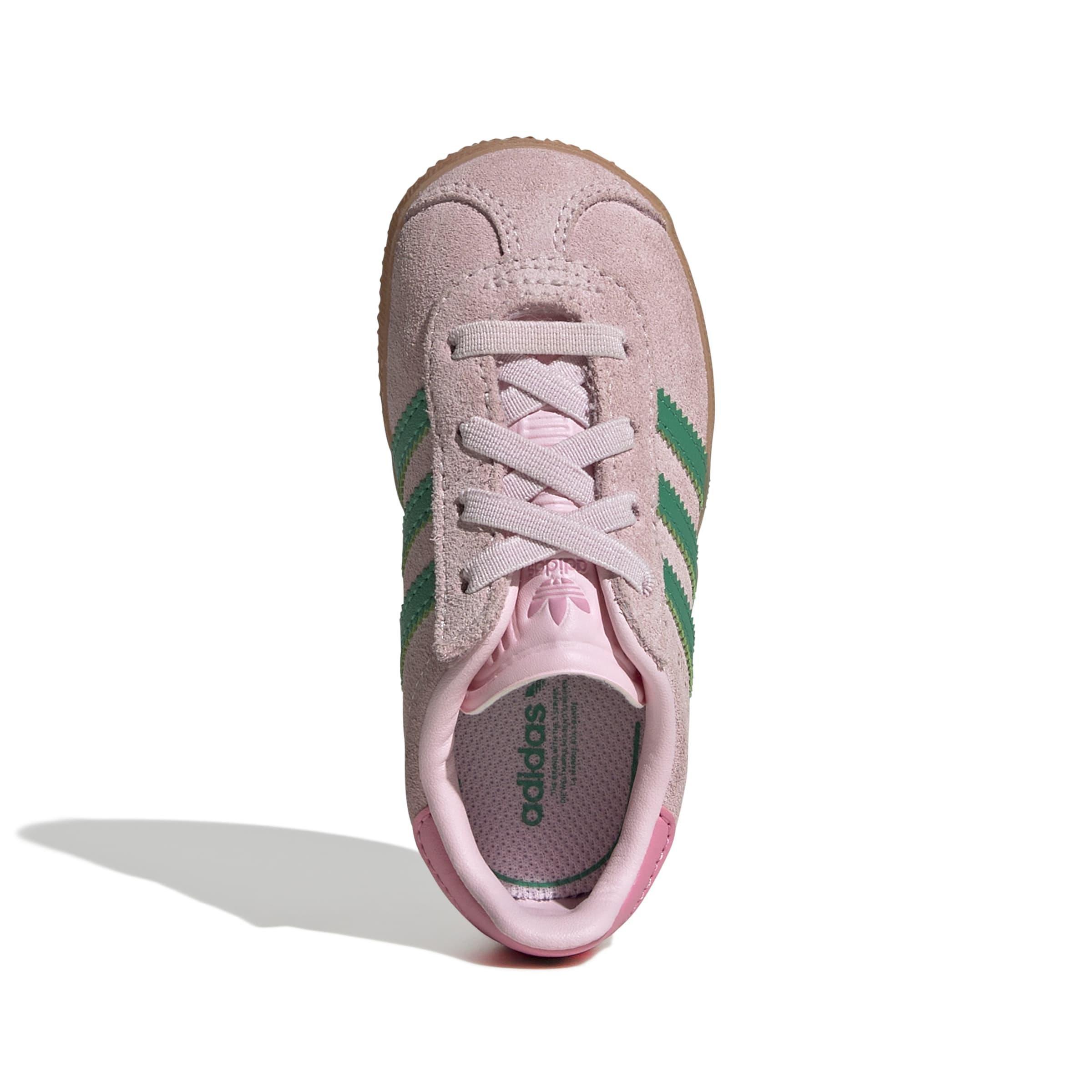 Kids Unisex Gazelle Comfort Closure Elastic Laces Shoes, Pink, , large image number 1