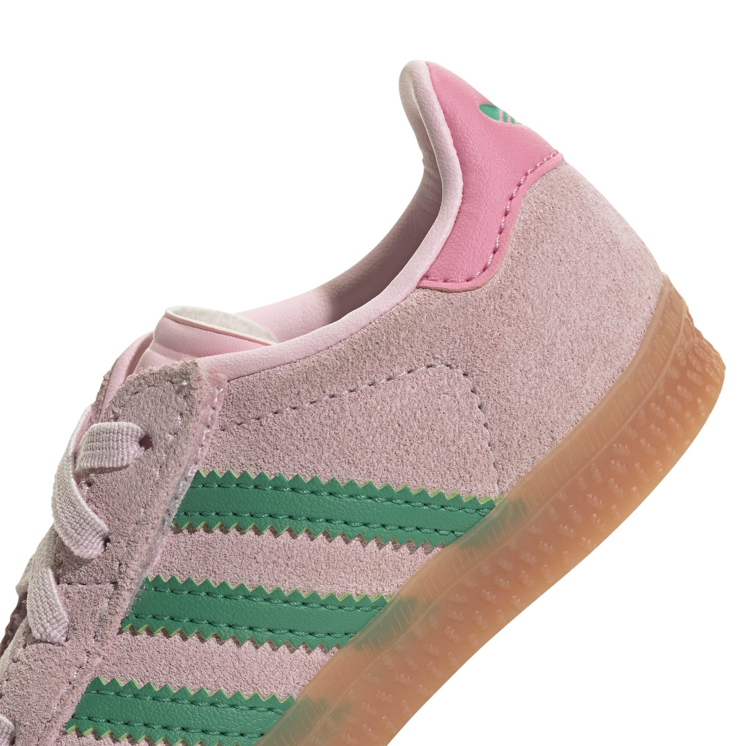 Kids Unisex Gazelle Comfort Closure Elastic Laces Shoes, Pink, , large image number 5