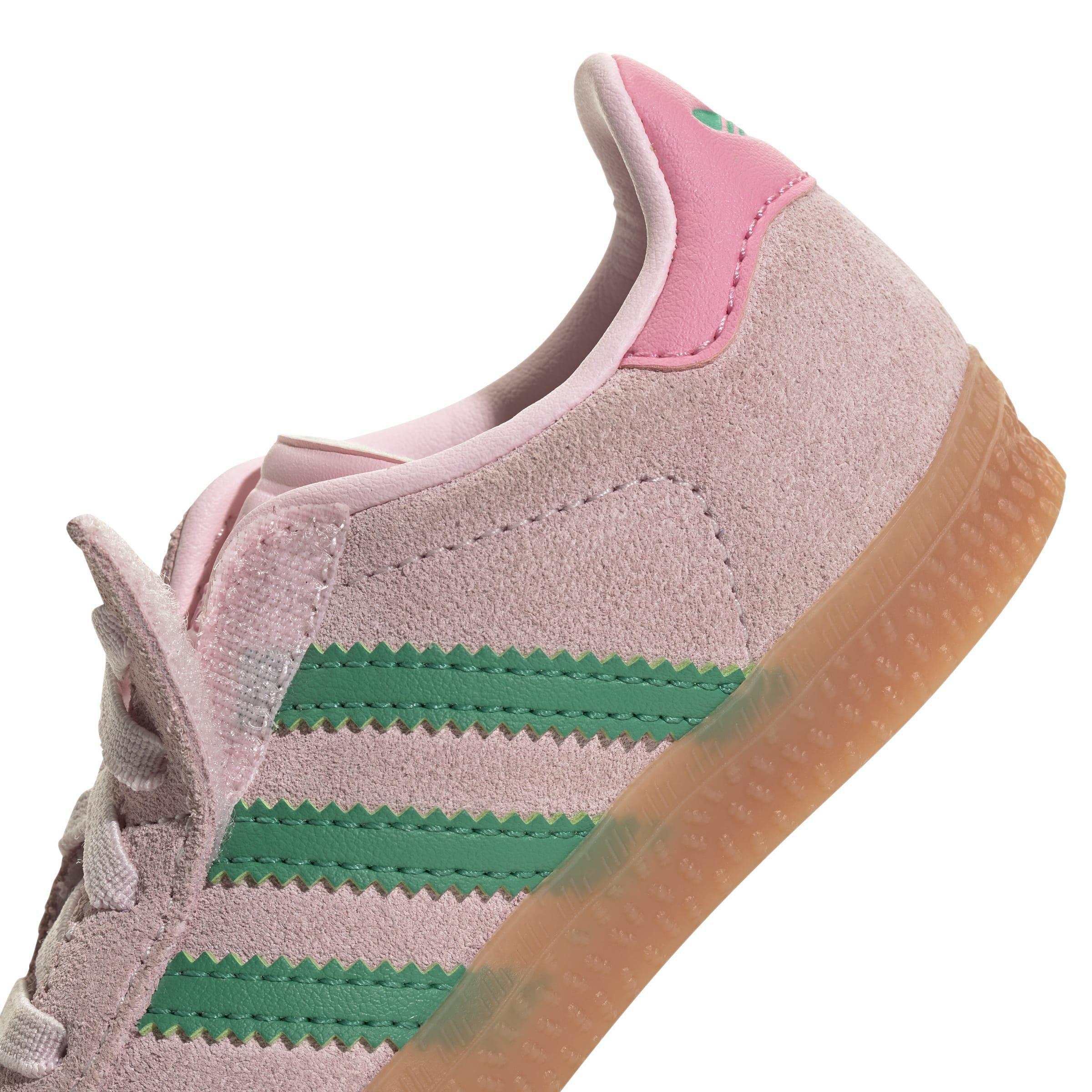 Kids Unisex Gazelle Comfort Closure Elastic Laces Shoes, Pink, , large image number 7