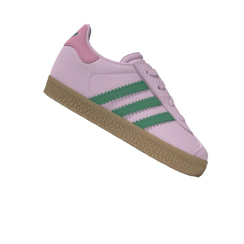 Kids Unisex Gazelle Comfort Closure Elastic Laces Shoes, Pink, , large image number 10