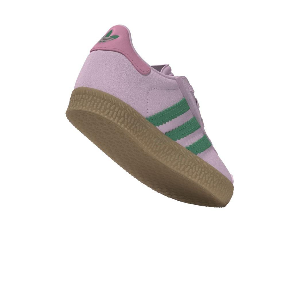 Kids Unisex Gazelle Comfort Closure Elastic Laces Shoes, Pink, , large image number 13
