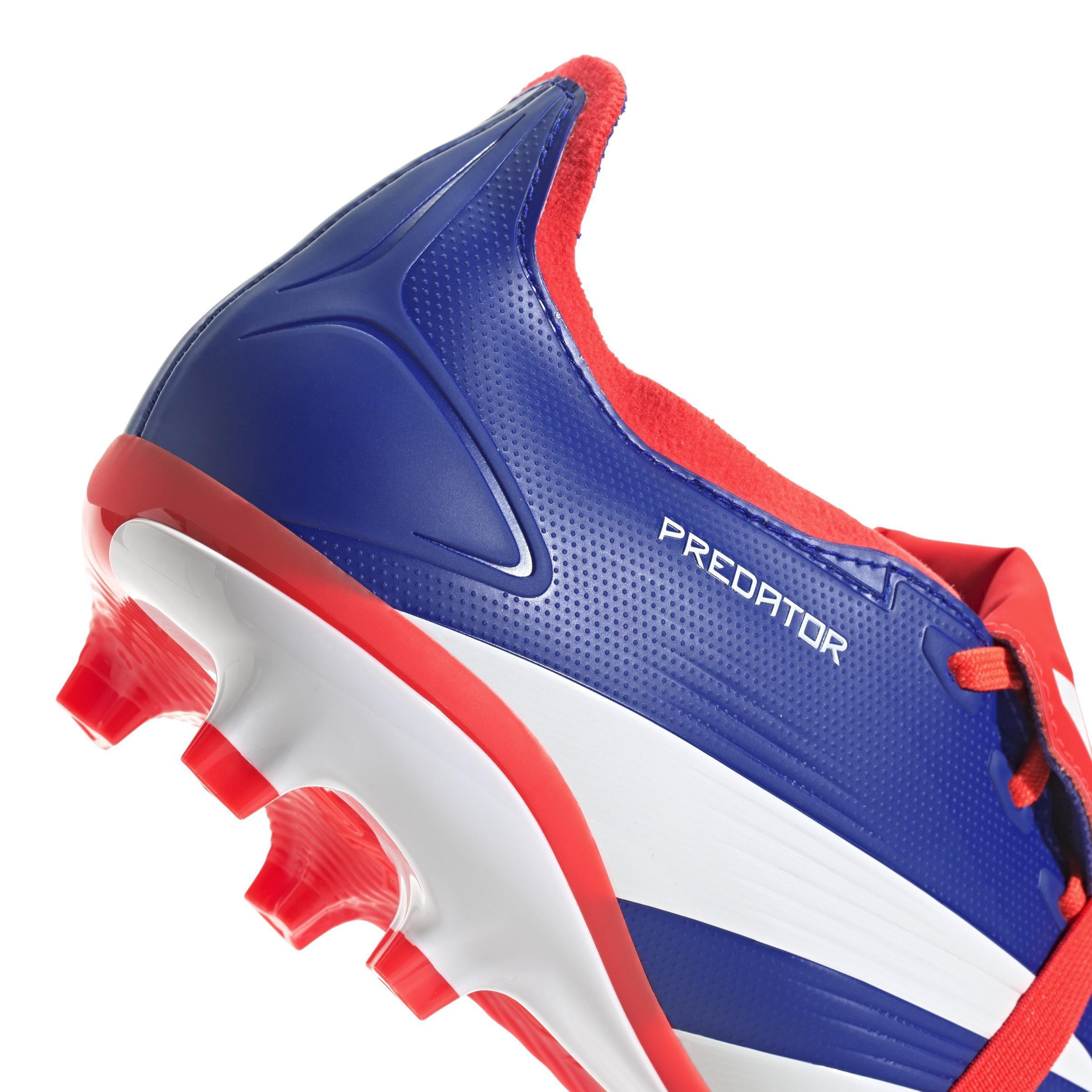 Predator League Fold-Over Tongue Firm Ground Boots, Blue, A701_ONE, large image number 4