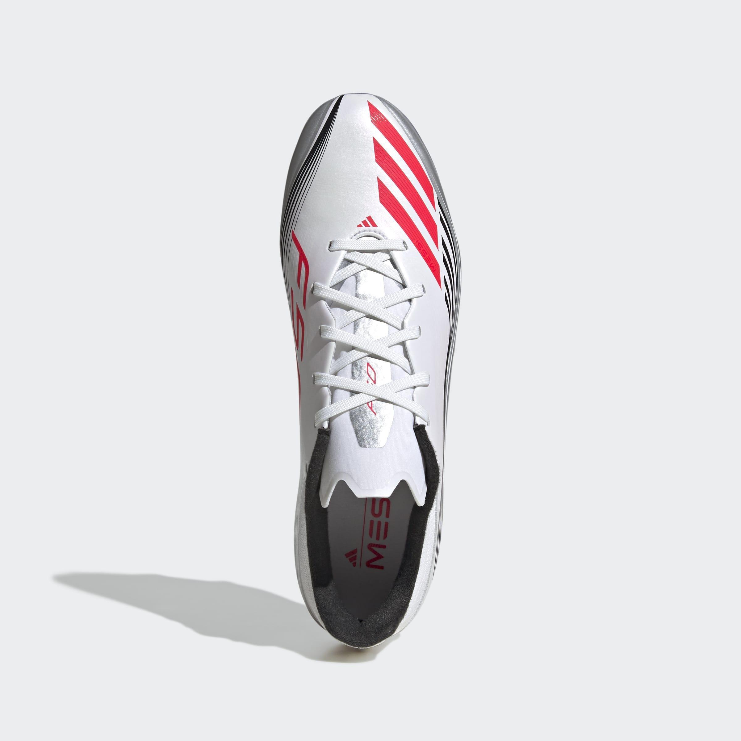 Unisex F50 Messi League Firm/Multi-Ground Boots, White, A701_ONE, large image number 1