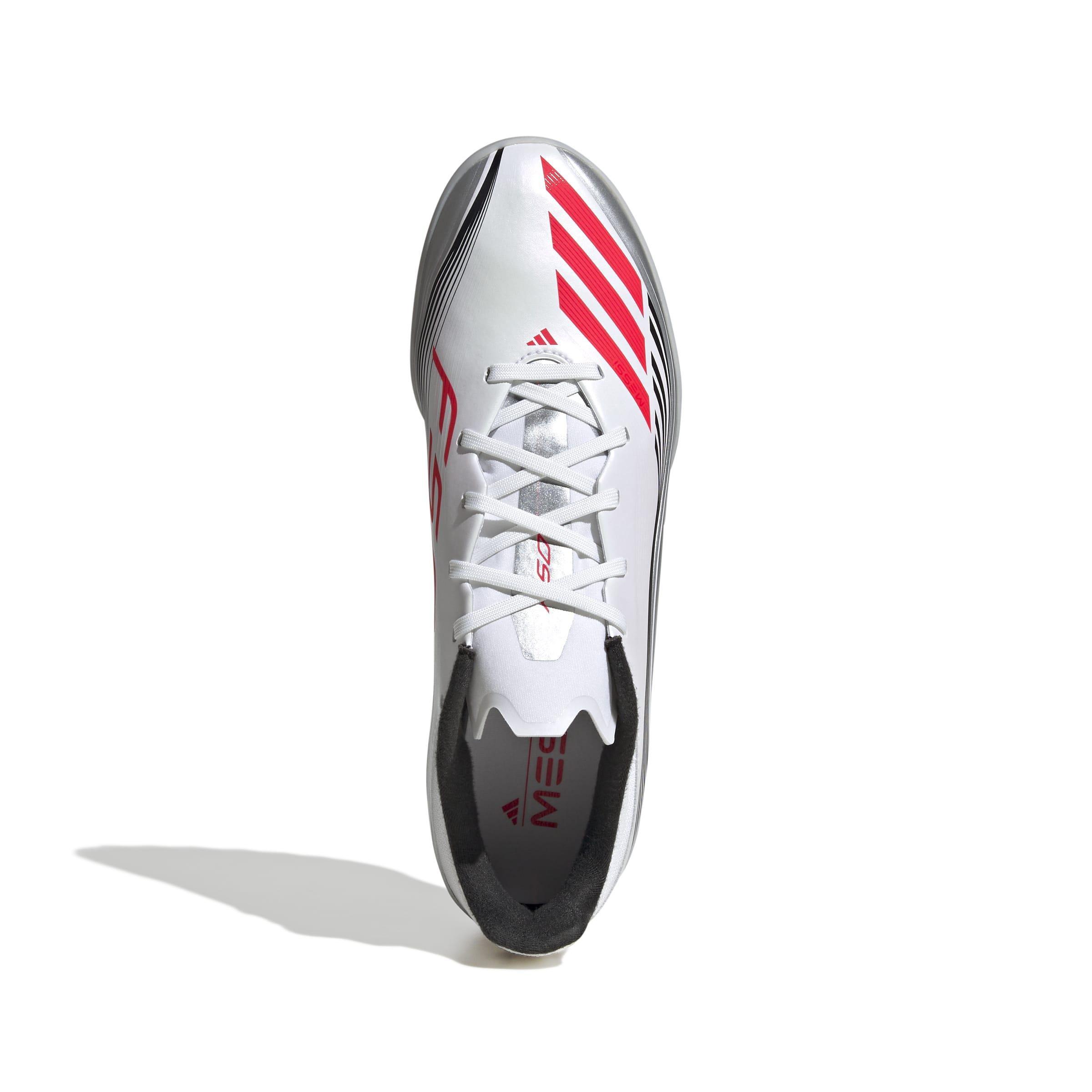 Unisex F50 Messi League Turf Boots, White, , large image number 1