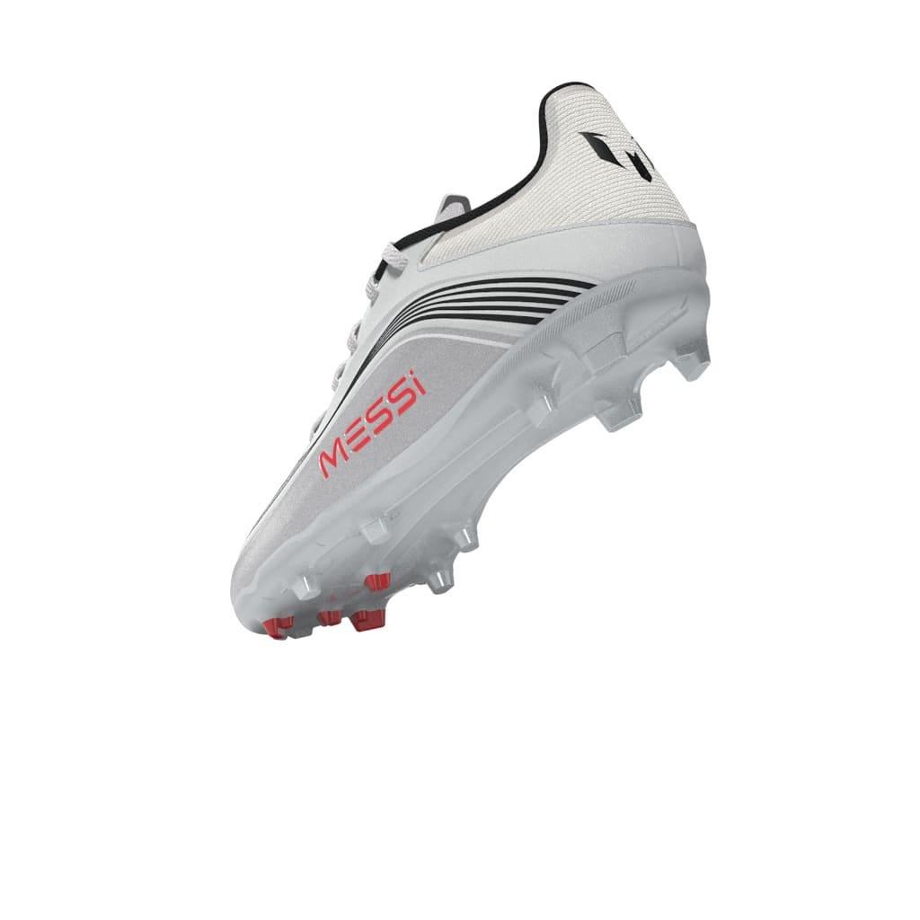 Kids Unisex F50 Messi League Firm/Multi-Ground Boots, White, , large image number 6