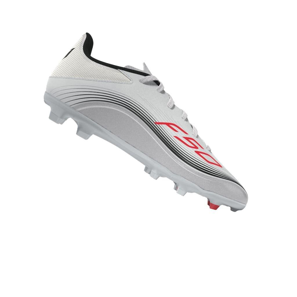 Kids Unisex F50 Messi League Firm/Multi-Ground Boots, White, , large image number 10