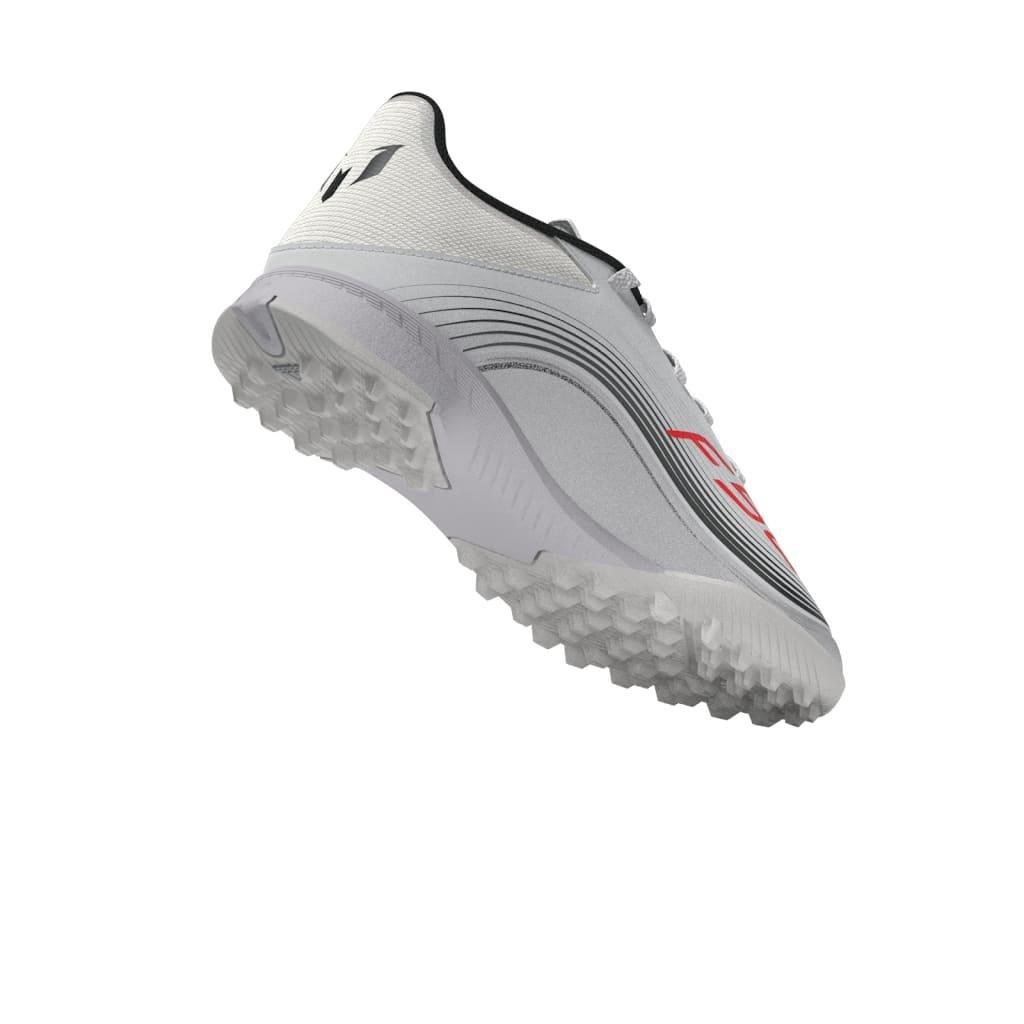 Kids Unisex F50 Messi League Turf Boots, White, , large image number 10