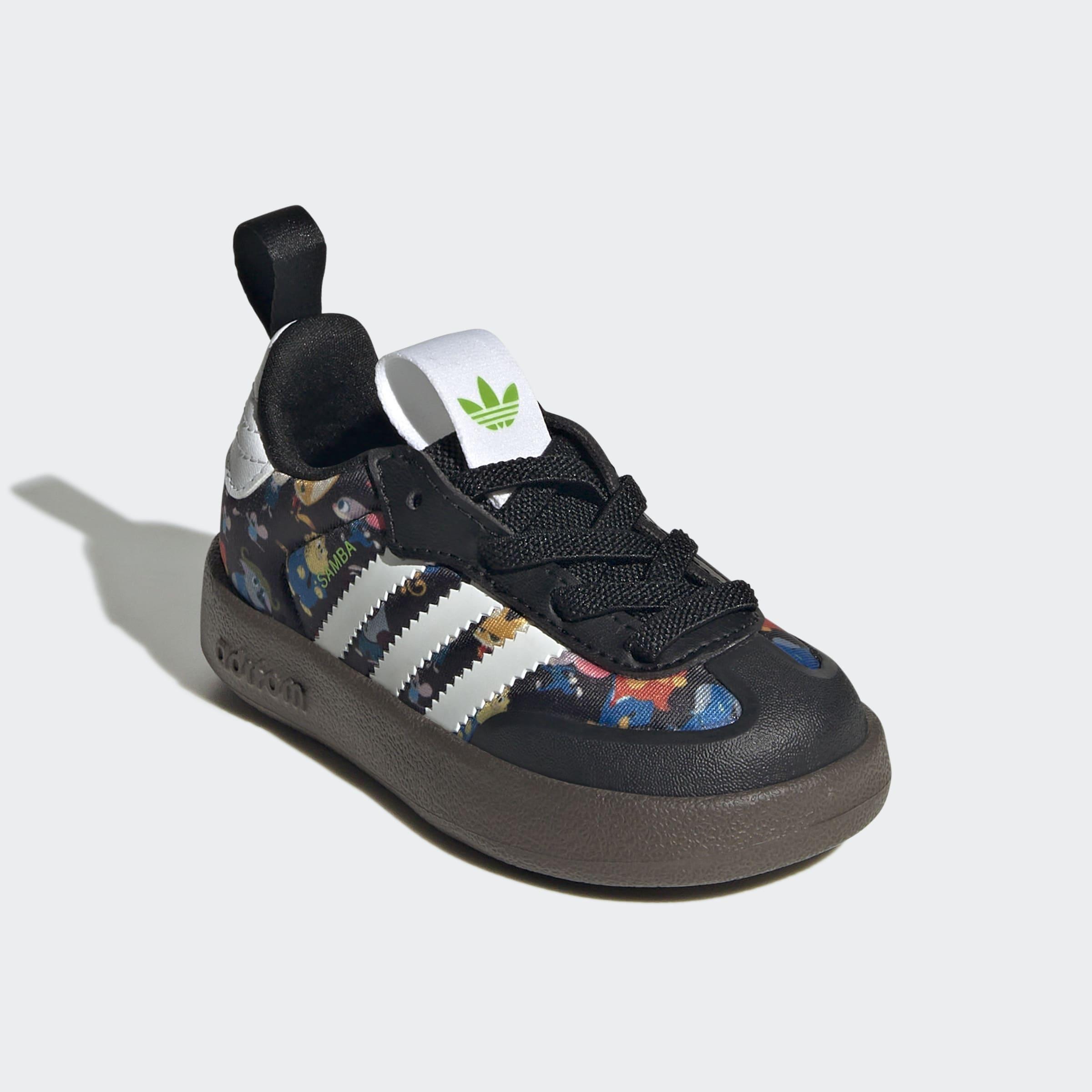 Kids Unisex Adidas Disney Adifom Samba 360 Shoes, Black, A701_ONE, large image number 3