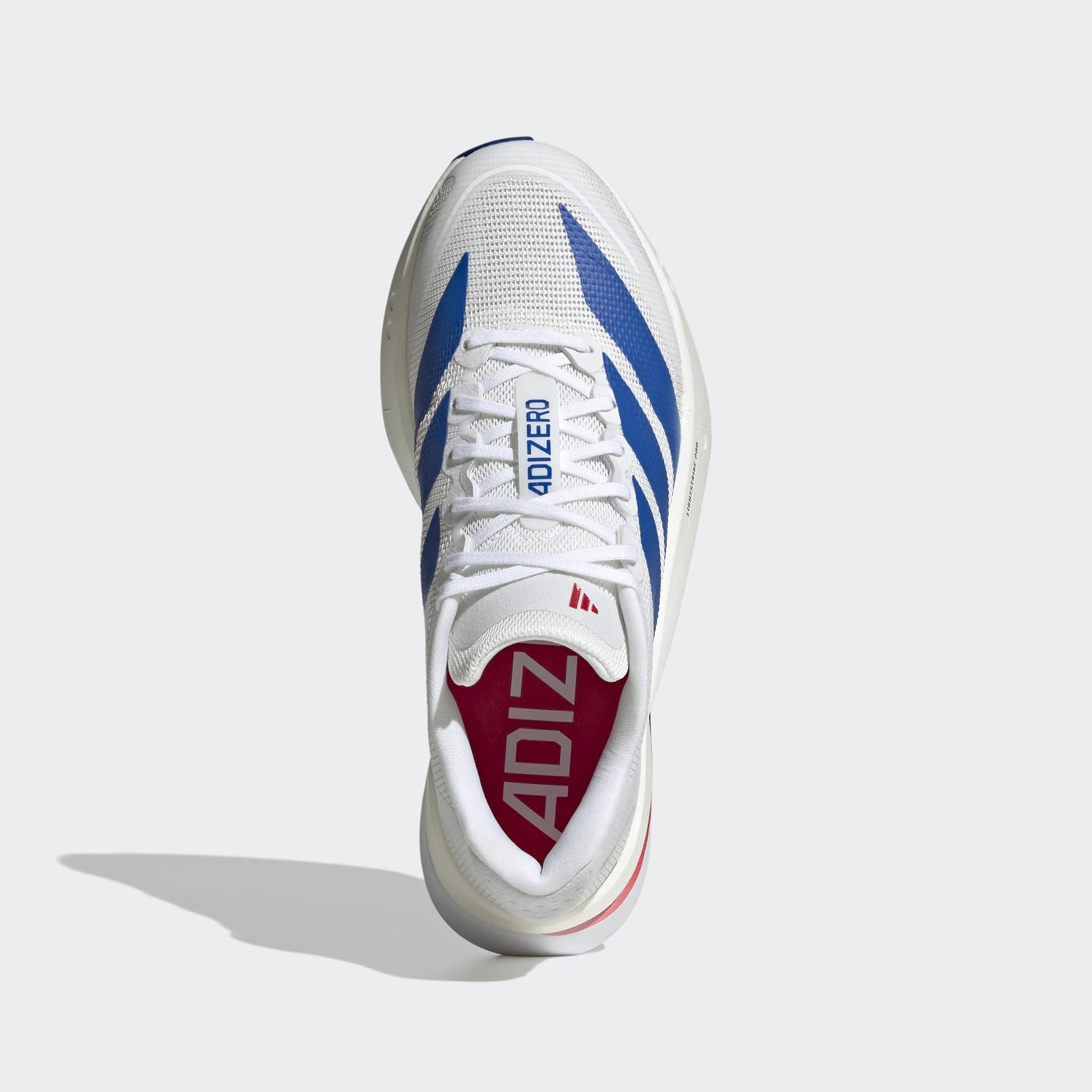 Adizero Boston 13 Shoes, White, A701_ONE, medium