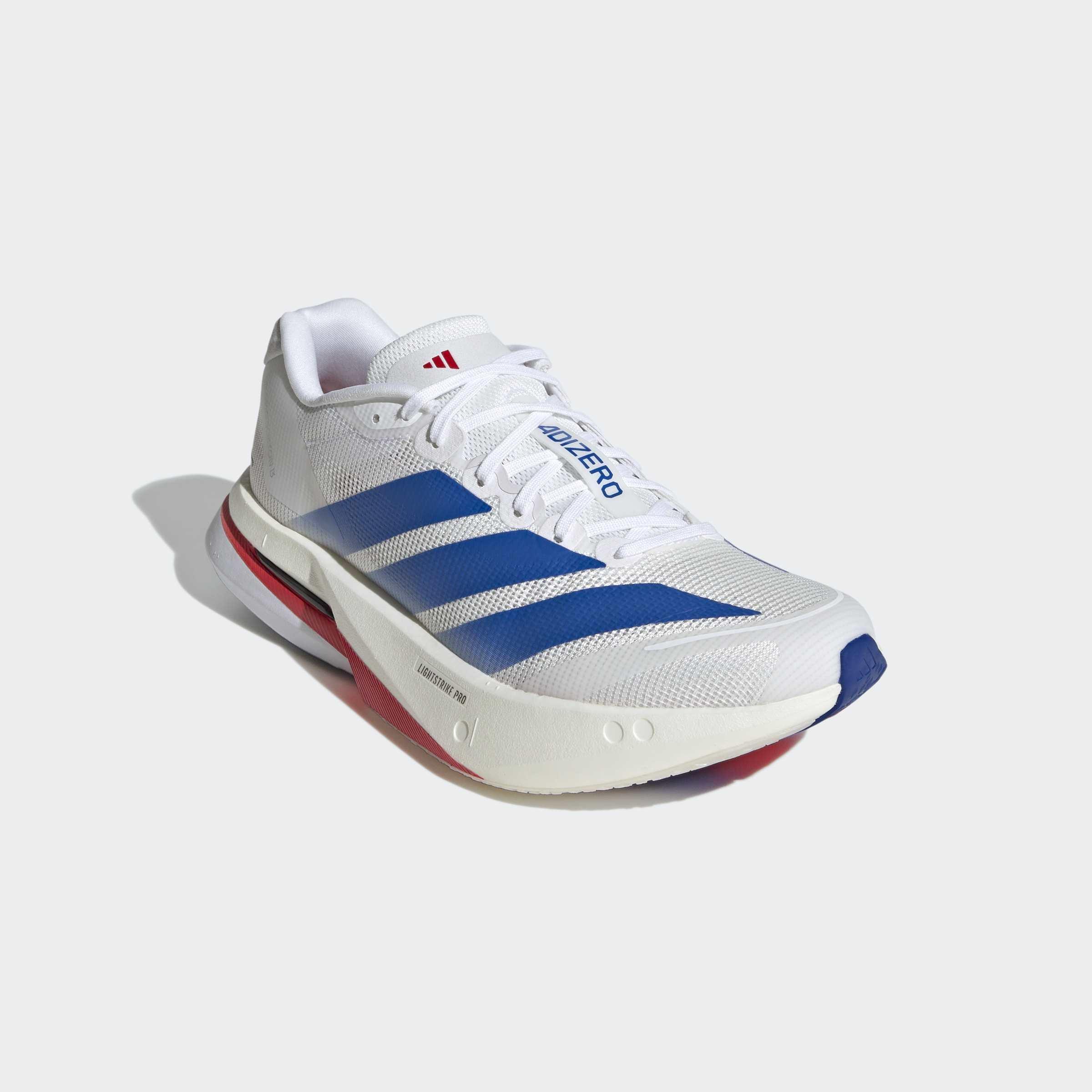 Adizero Boston 13 Shoes, White, A701_ONE, large image number 2