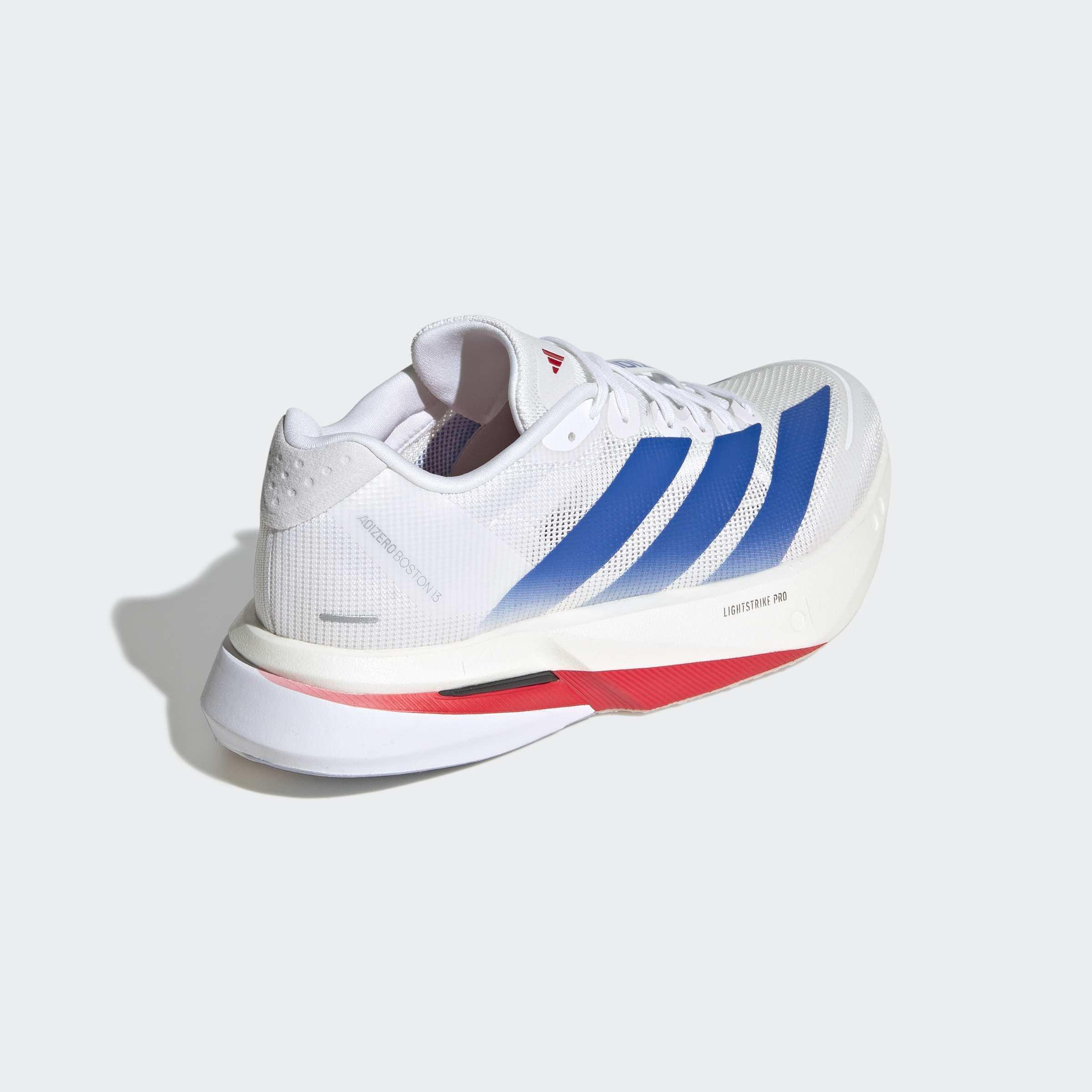 Adizero Boston 13 Shoes, White, A701_ONE, large image number 3