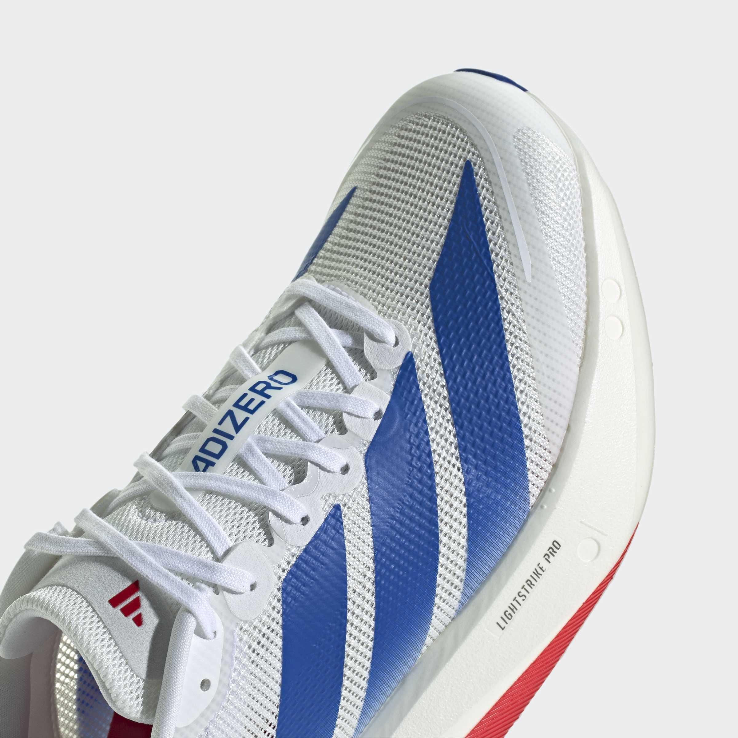 Adizero Boston 13 Shoes, White, A701_ONE, large image number 5
