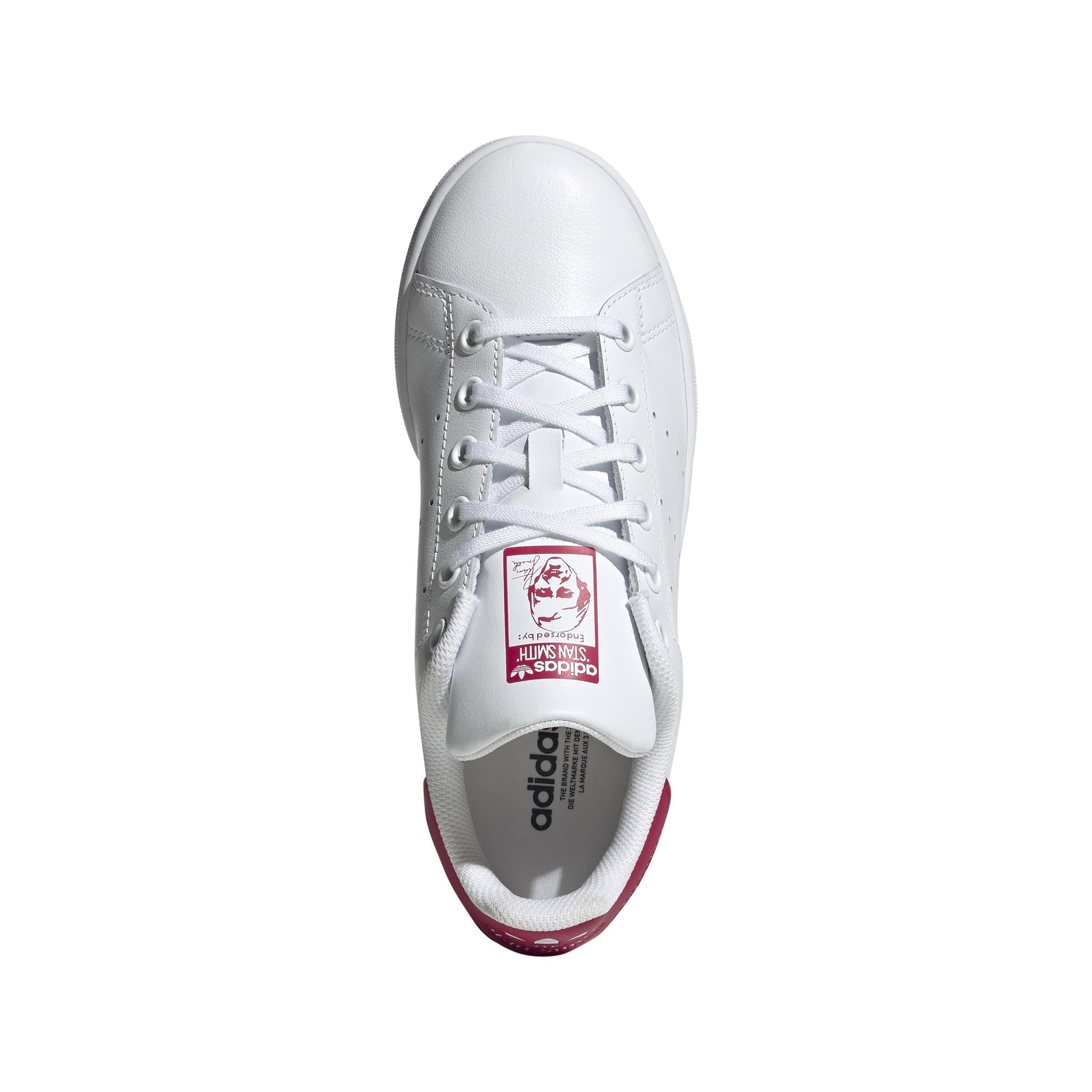 Unisex Kids Stan Smith Shoes, White, A701_ONE, large image number 1