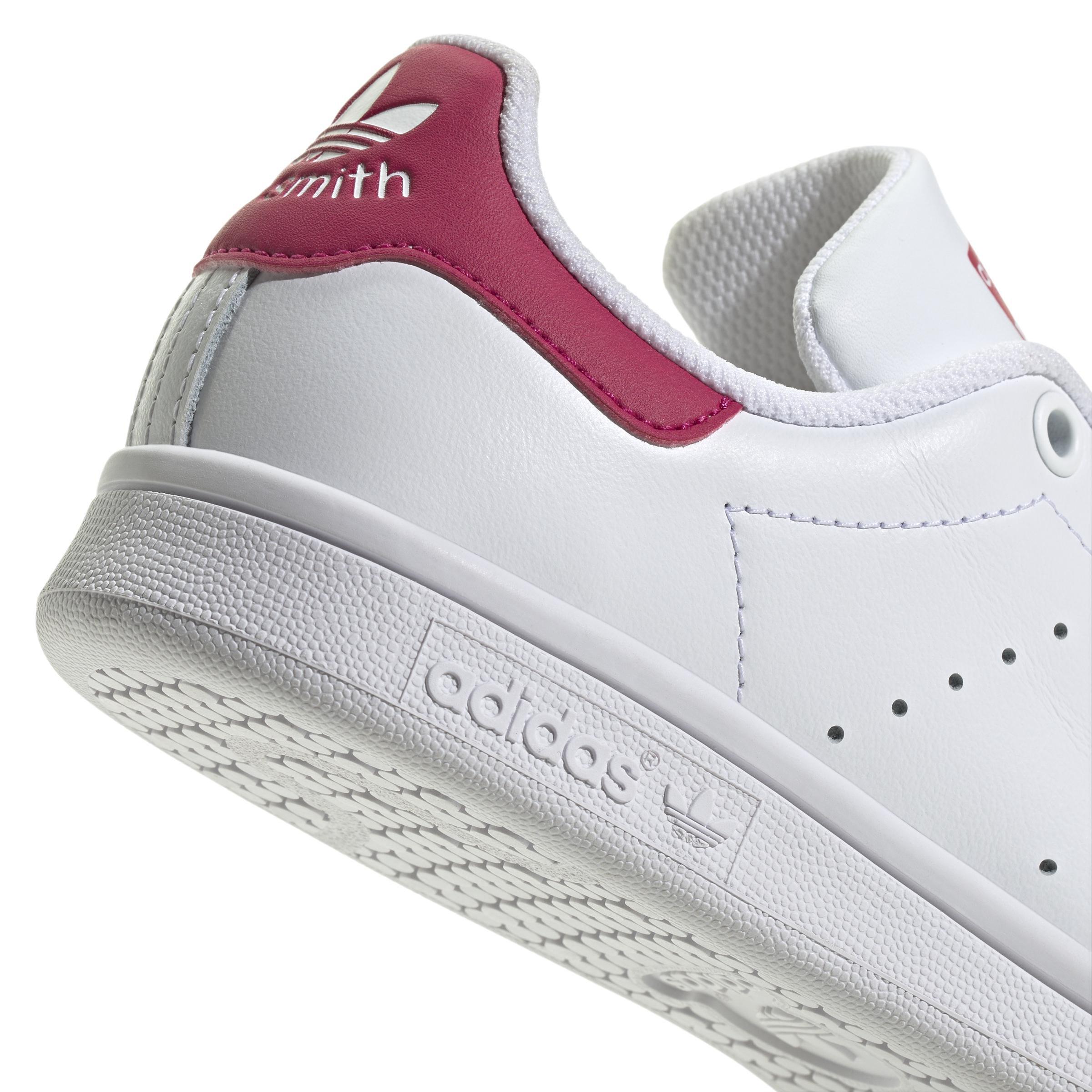Unisex Kids Stan Smith Shoes, White, A701_ONE, large image number 5