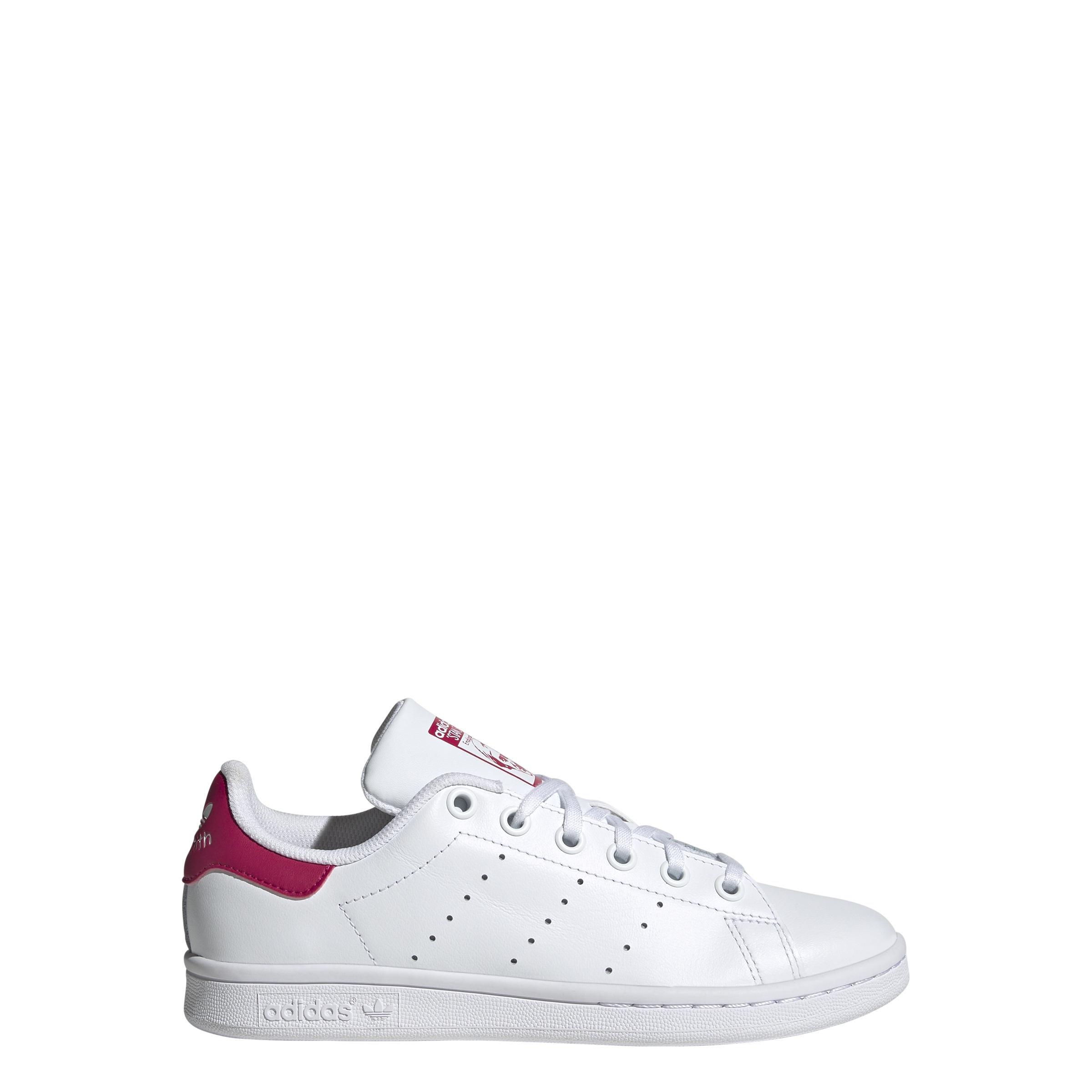 Unisex Kids Stan Smith Shoes, White, A701_ONE, large image number 7