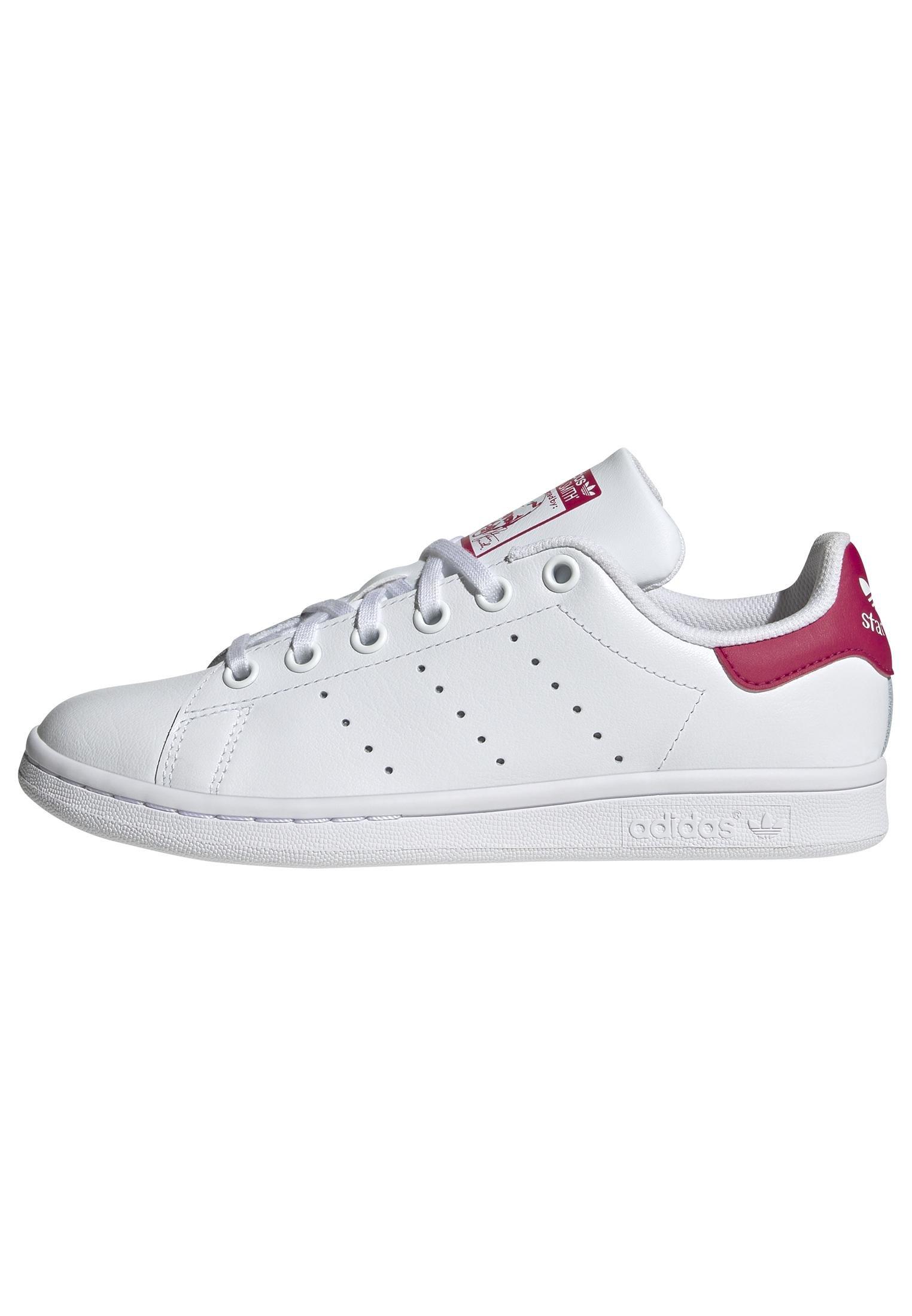 Unisex Kids Stan Smith Shoes, White, A701_ONE, large image number 11