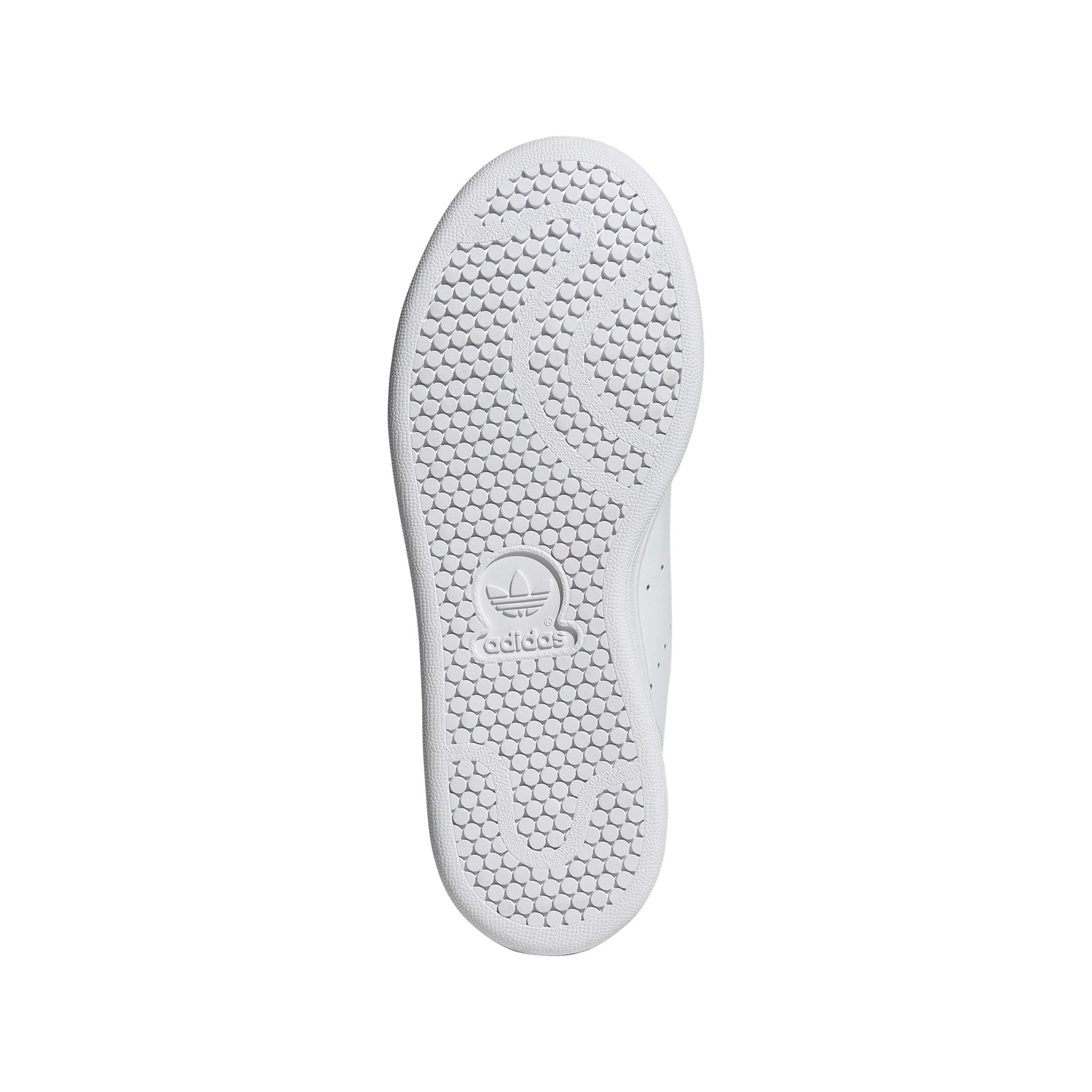 Unisex Kids Stan Smith Shoes, White, A701_ONE, large image number 12