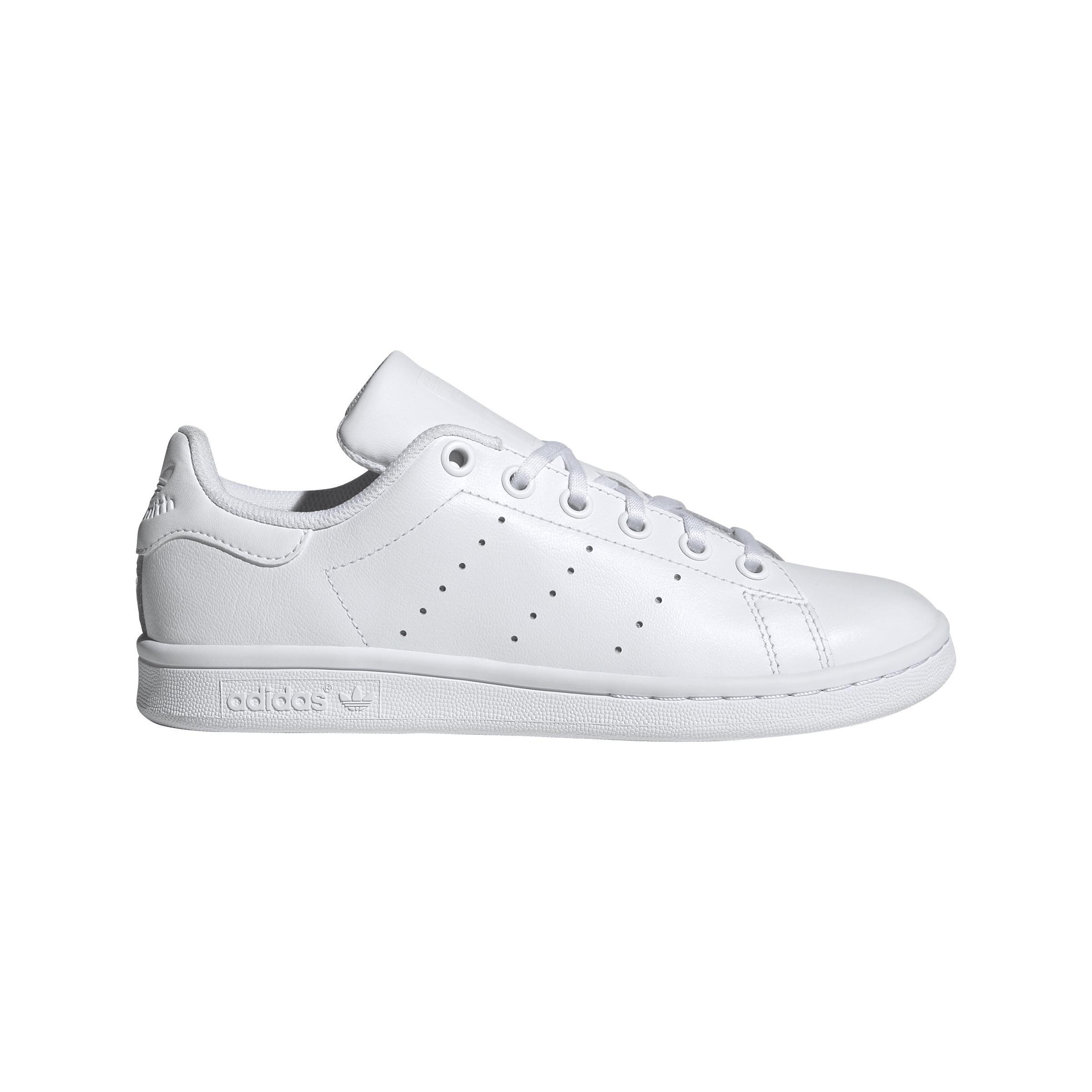 Unisex Kids Stan Smith Shoes, White, A701_ONE, large image number 0