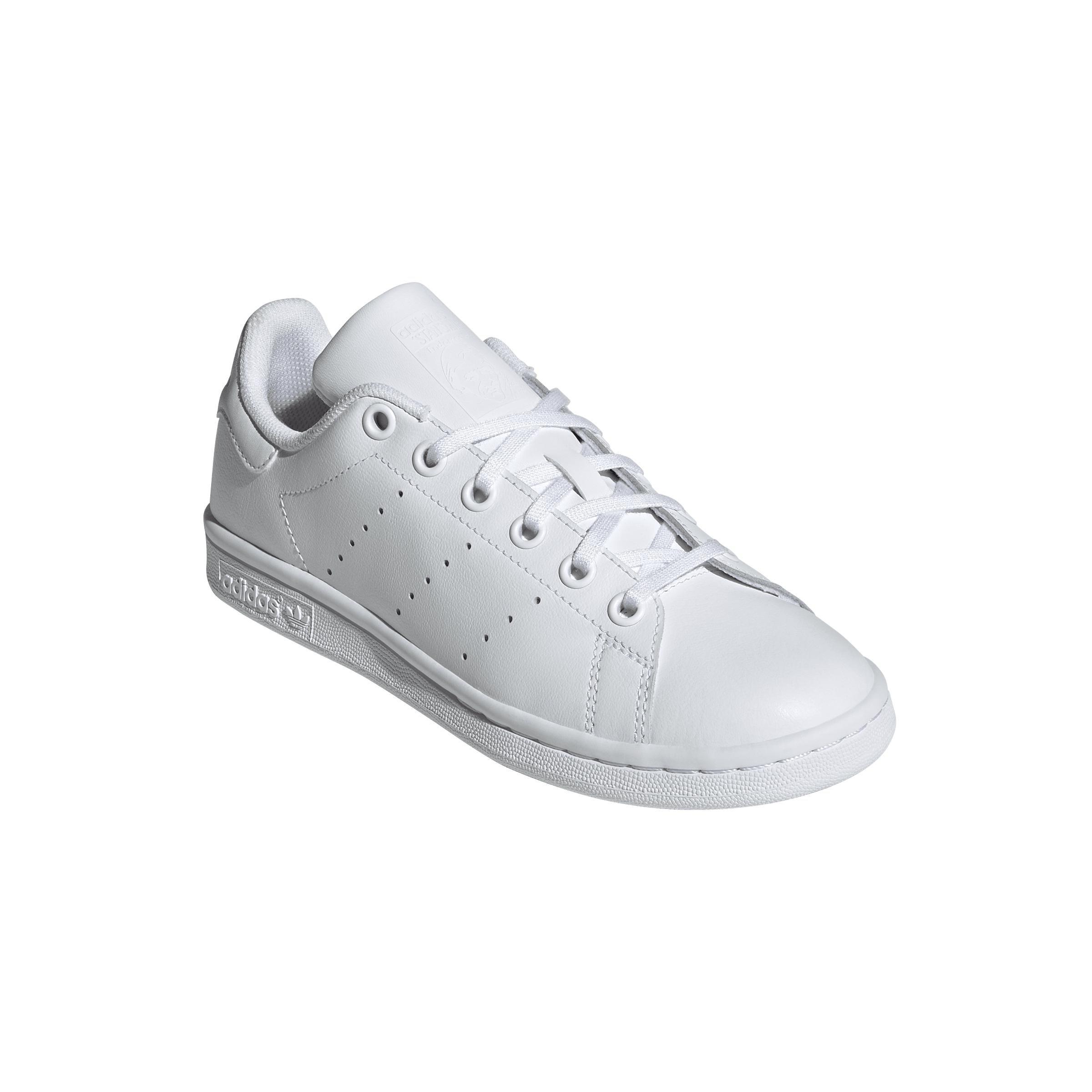 Unisex Kids Stan Smith Shoes, White, A701_ONE, large image number 2