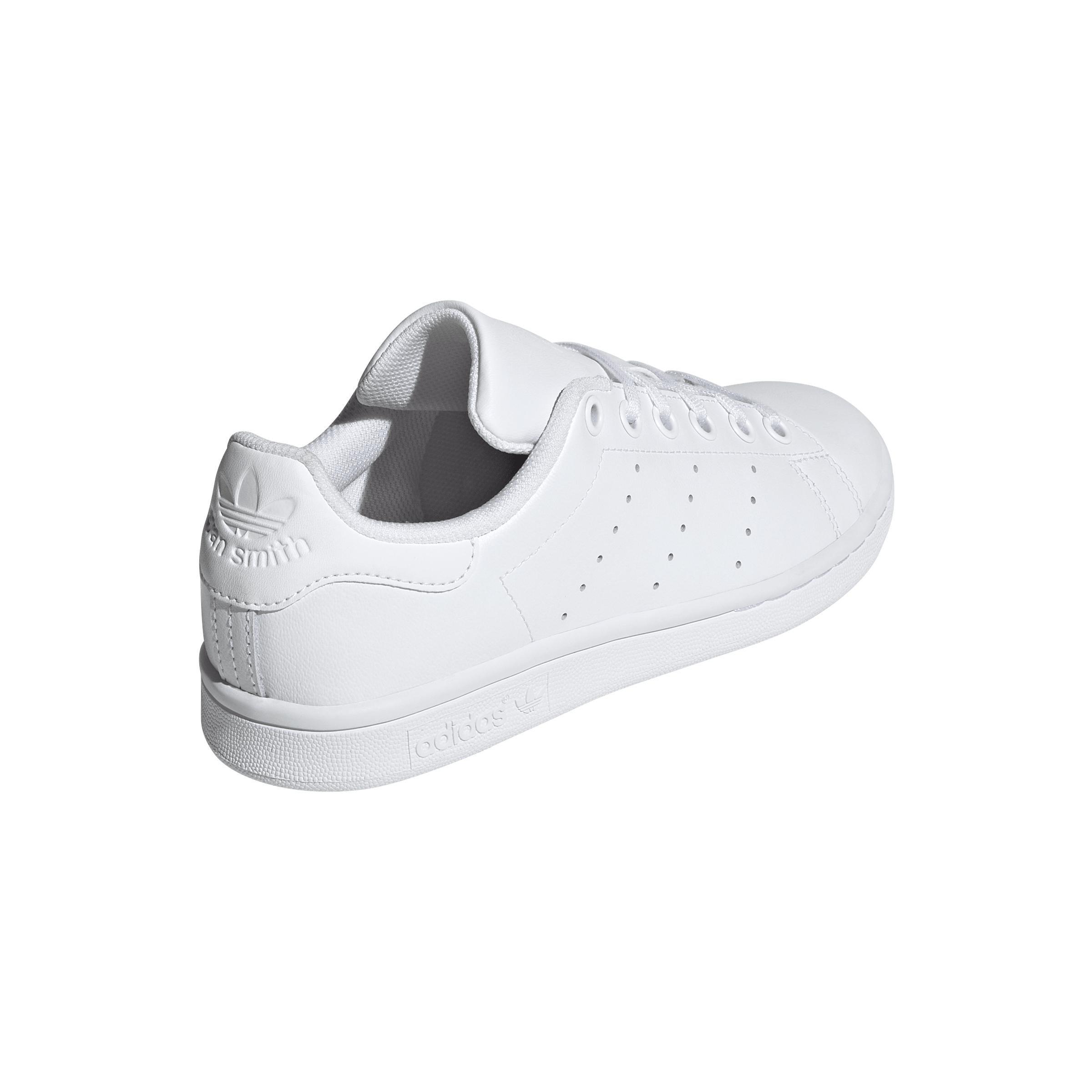Unisex Kids Stan Smith Shoes, White, A701_ONE, large image number 3