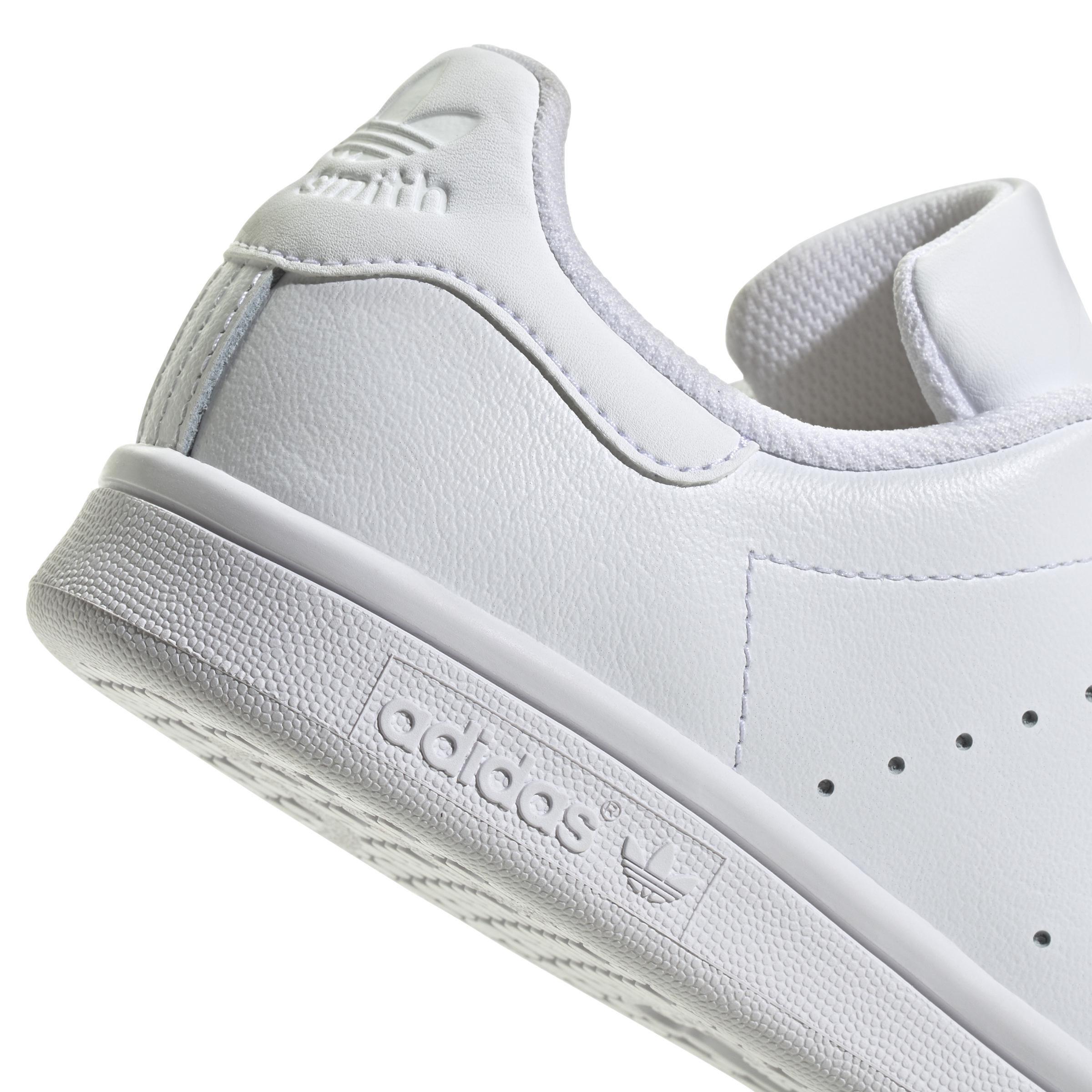 Unisex Kids Stan Smith Shoes, White, A701_ONE, large image number 5