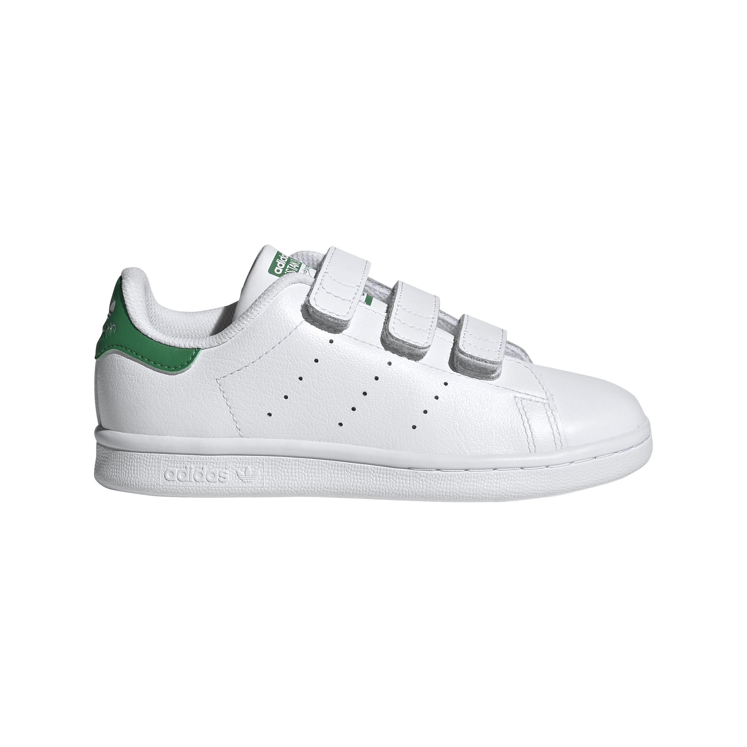 Unisex Kids Stan Smith Comfort Closure Shoes, White, A701_ONE, large image number 0