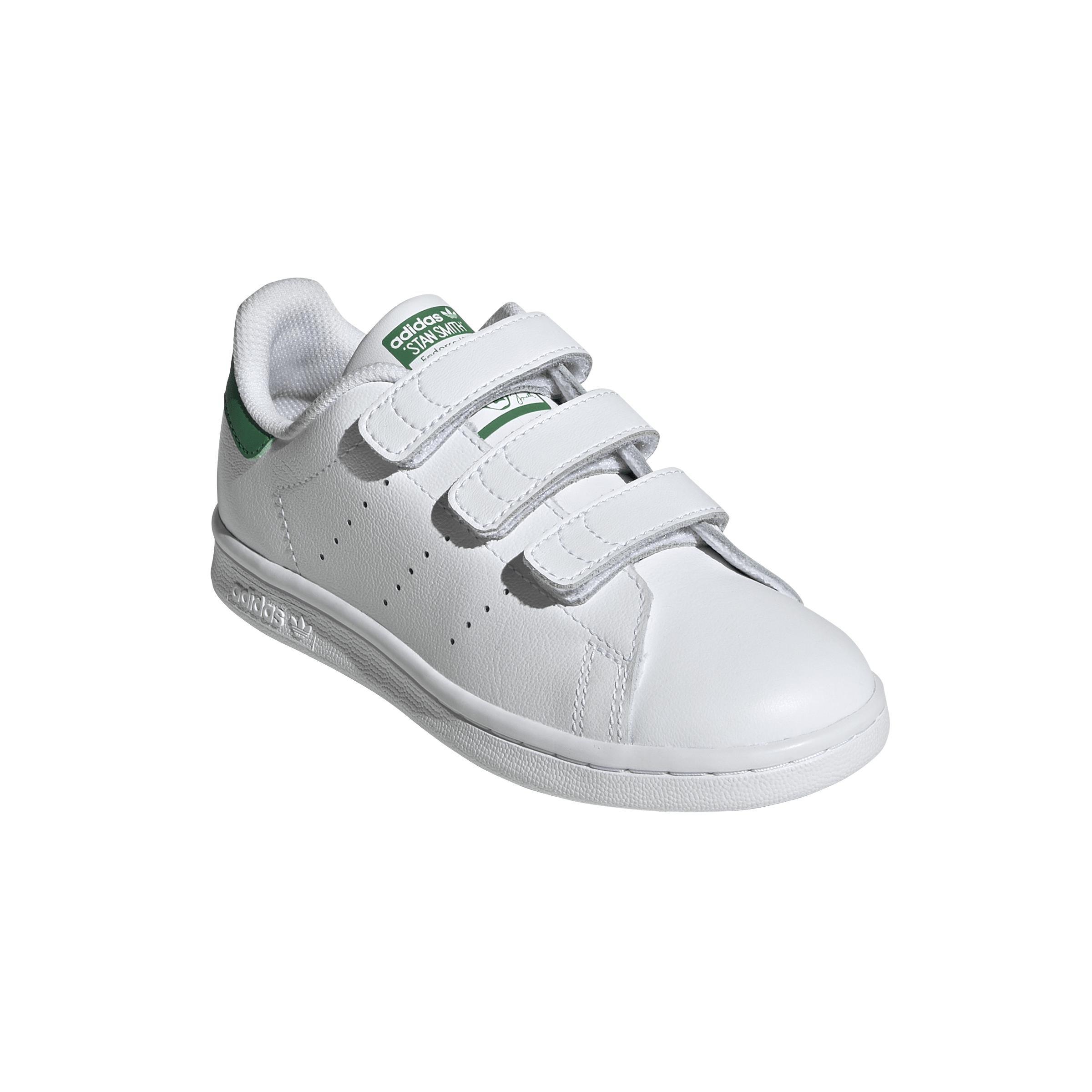 Unisex Kids Stan Smith Comfort Closure Shoes, White, A701_ONE, large image number 2