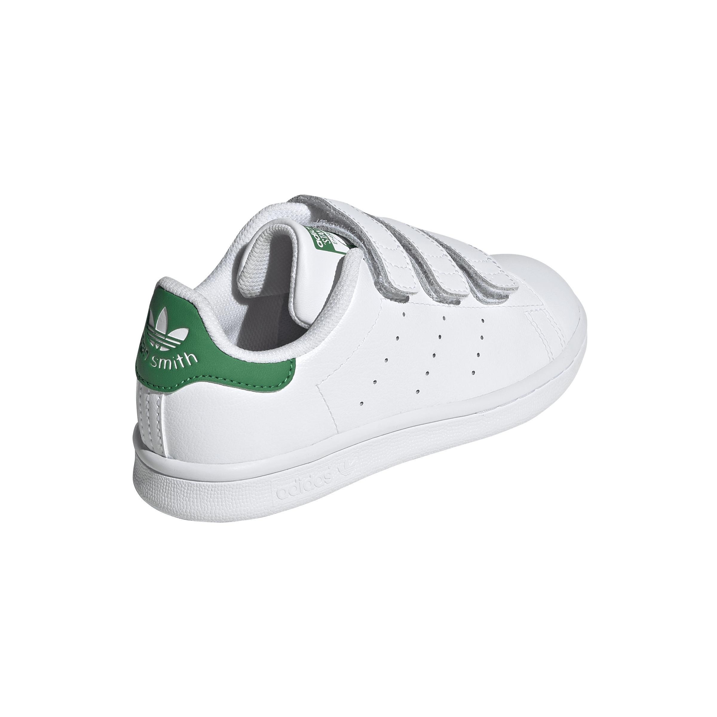 Unisex Kids Stan Smith Comfort Closure Shoes, White, A701_ONE, large image number 3