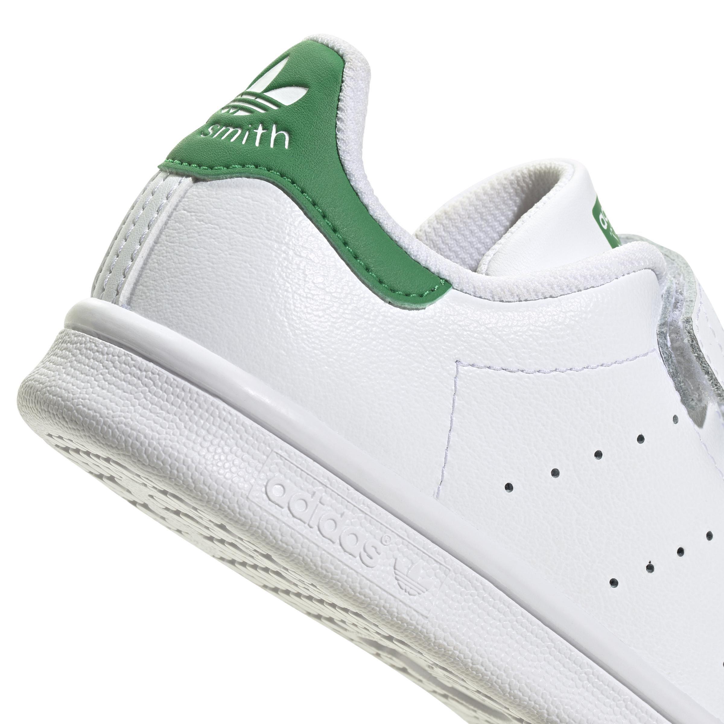 Unisex Kids Stan Smith Comfort Closure Shoes, White, A701_ONE, large image number 4
